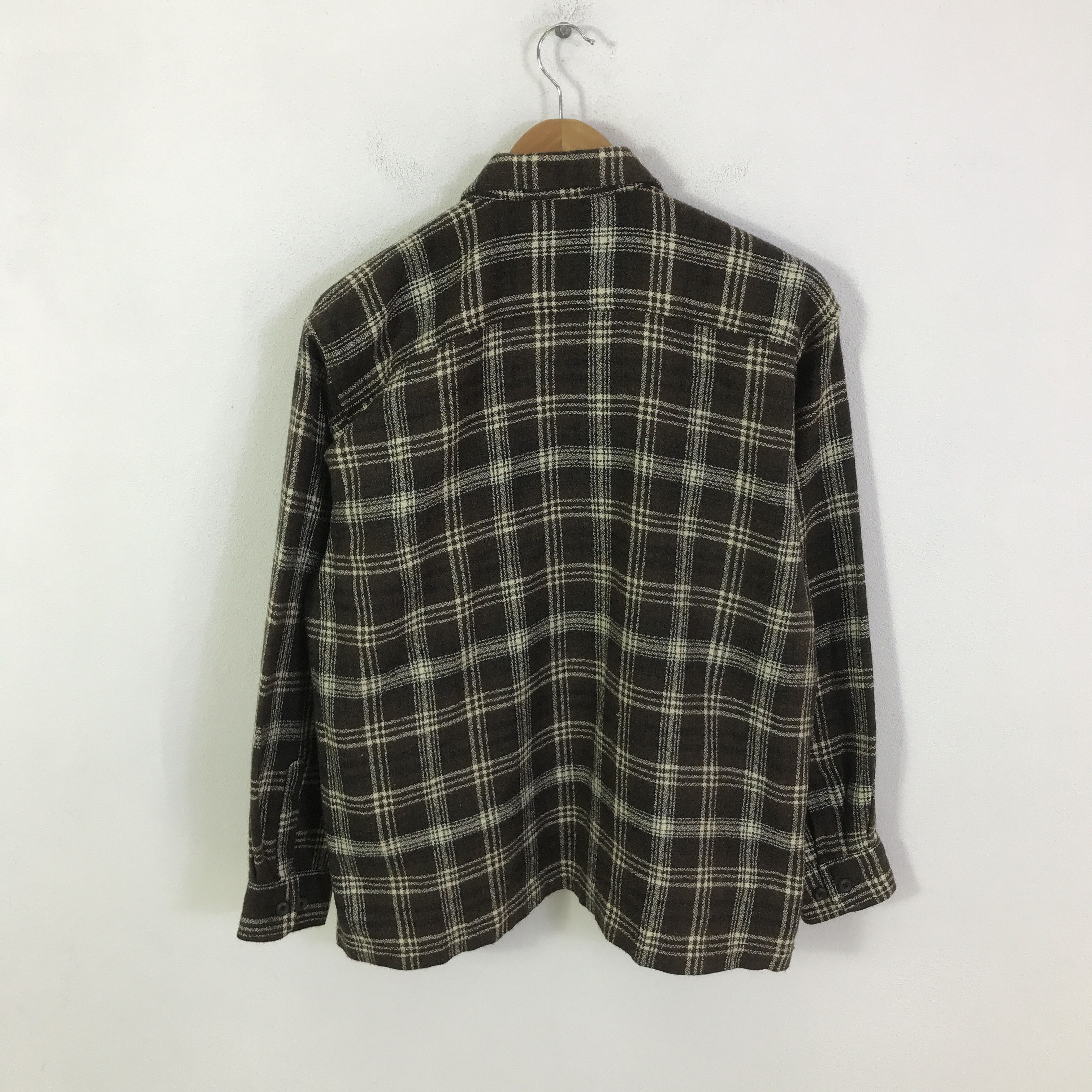 Uniqlo Vintage uniqlo Tartan Zipper jacket K116B3 Size US L / EU 52-54 / 3 - 3 Thumbnail