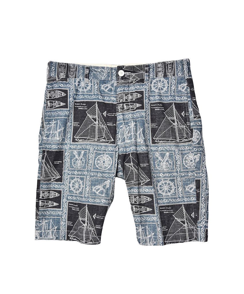 Engineered Garments graphic slacks shorts 22813 - 0455 64 Size US 32 / EU 48 - 1 Thumbnail