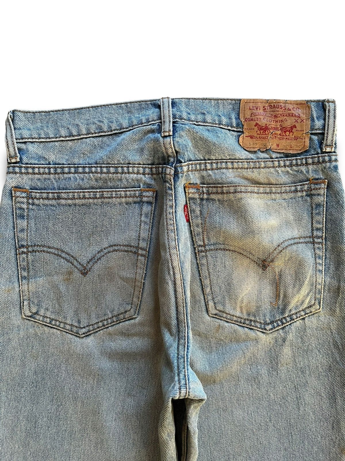 Levi's × Levi's Vintage Clothing Vintage 90s Levis 515 Mud Wash Distressed Loose Jeans Size US 29 - 8 Thumbnail