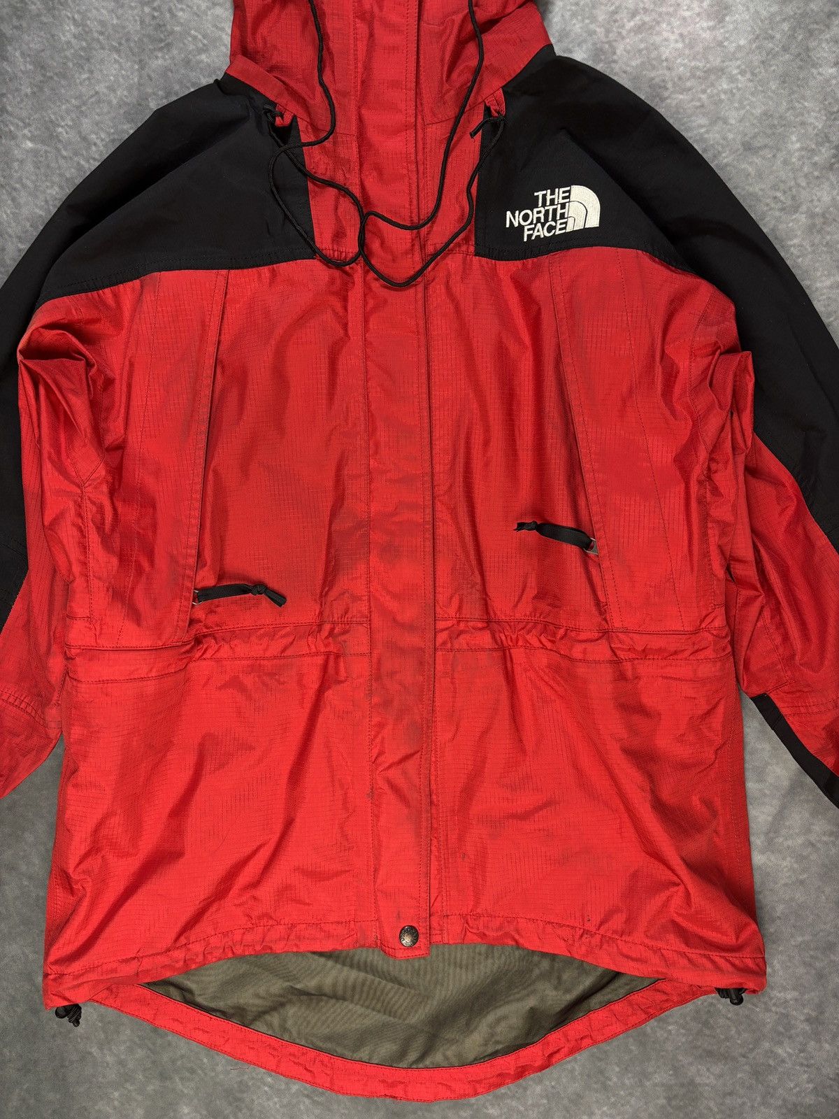 Goretex × The North Face × Vintage 1990s North Face Gore-tex Jacket Vintage TNF Shell Two Tone Size US M / EU 48-50 / 2 - 17 Thumbnail