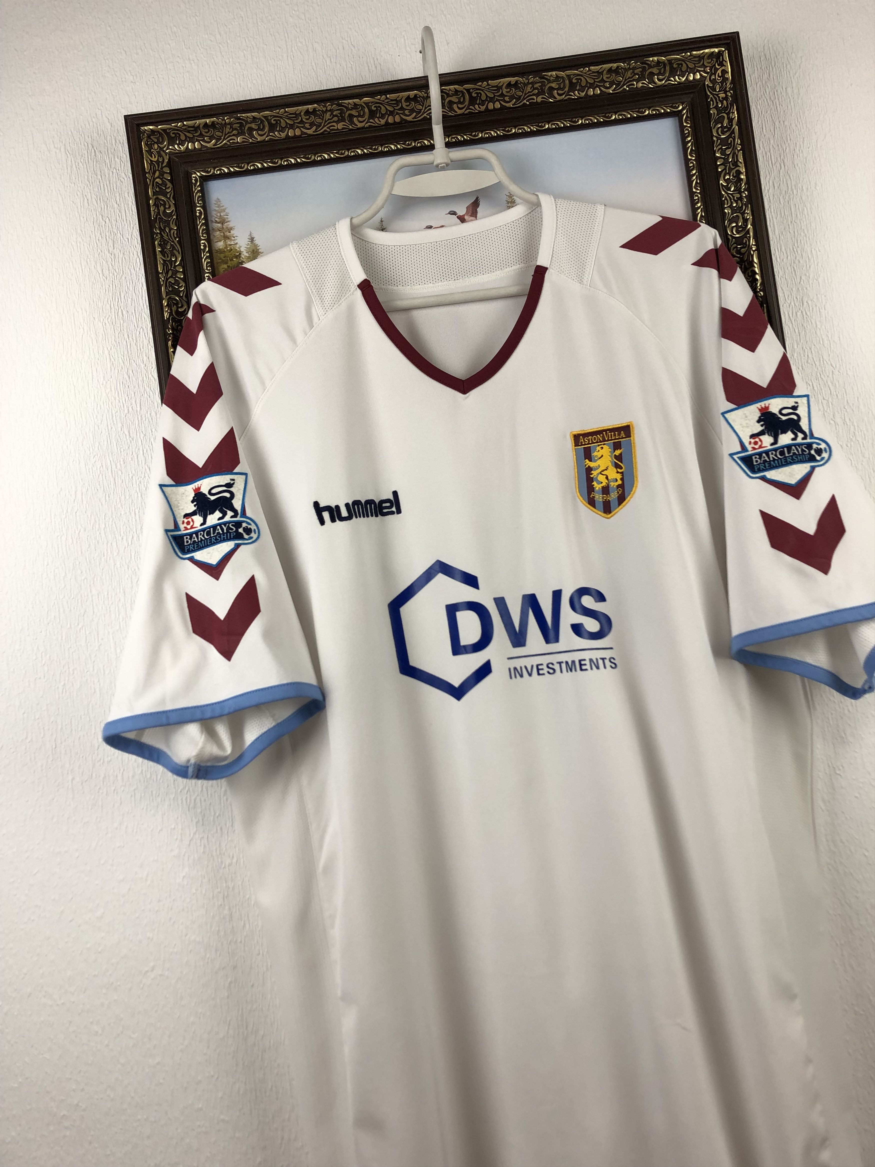 Vintage Aston Villa Away football shirt Soccer Jersey Tee Rare Hype Size US XXL / EU 58 / 5 - 3 Thumbnail