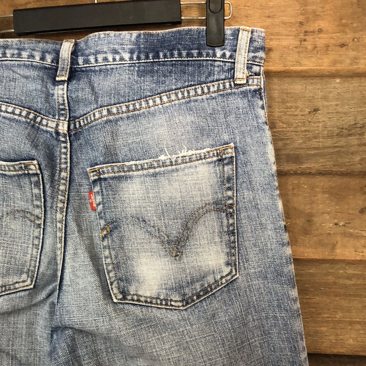 Levi's Levis Strauss & Co Blue vintage faded Jeans Pants #7311 Size US 33 - 17 Thumbnail