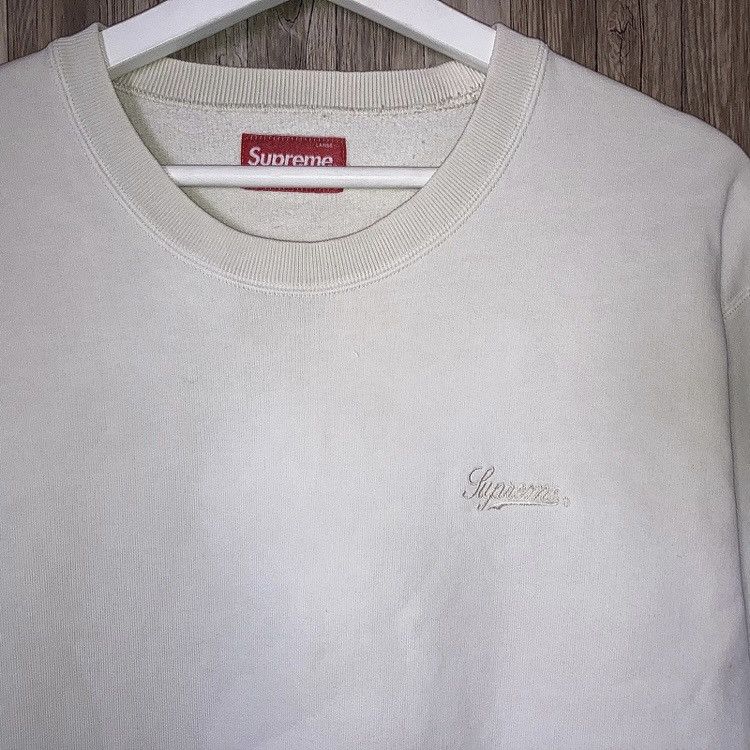 Supreme Supreme Sweater Men’s Large Overdye Script Logo Crewneck Size US L / EU 52-54 / 3 - 3 Thumbnail