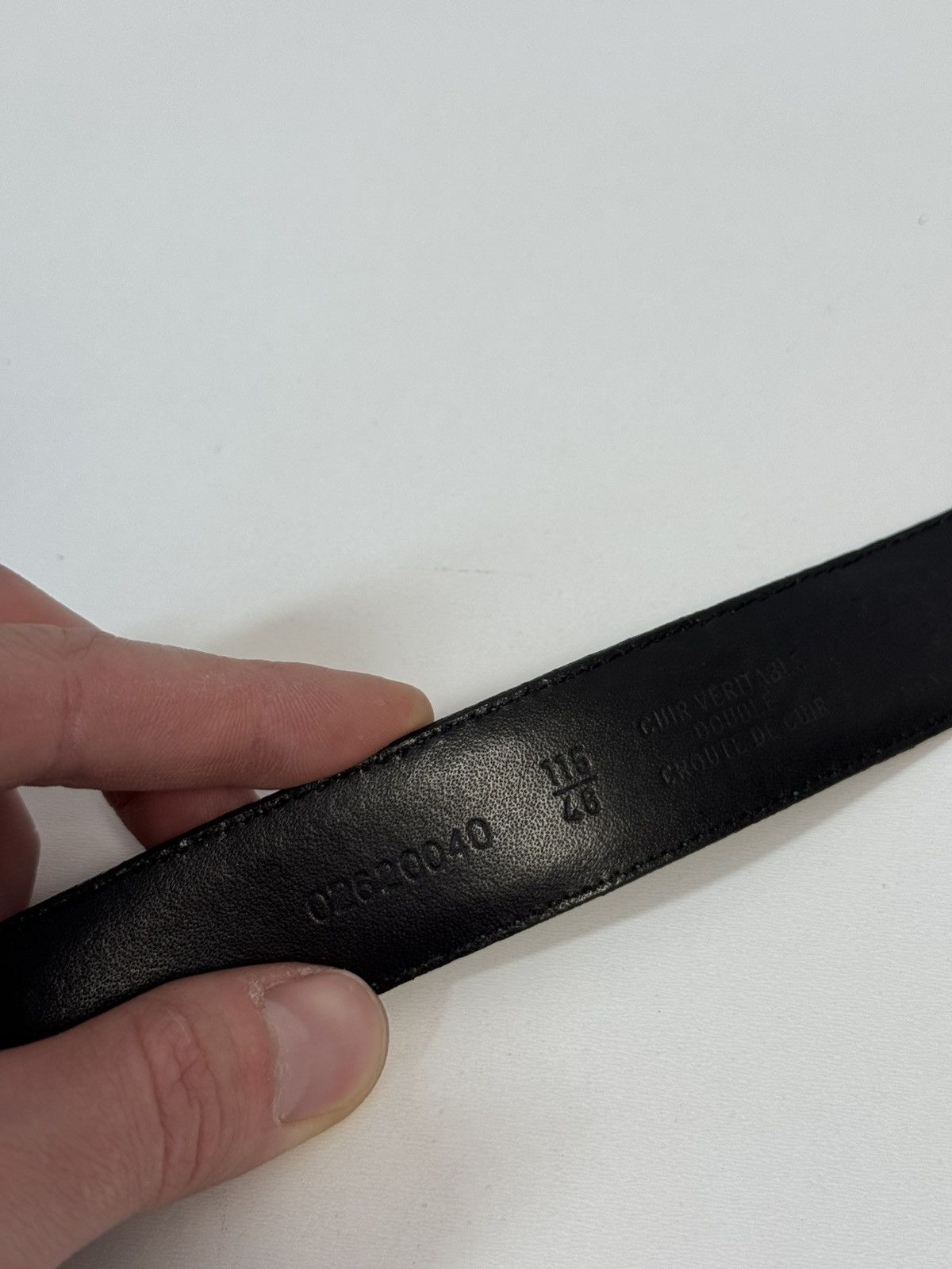 Lanvin Lanvin Belt Luxury Designer Leather Belt Silver Buckle Size ONE SIZE - 11 Thumbnail