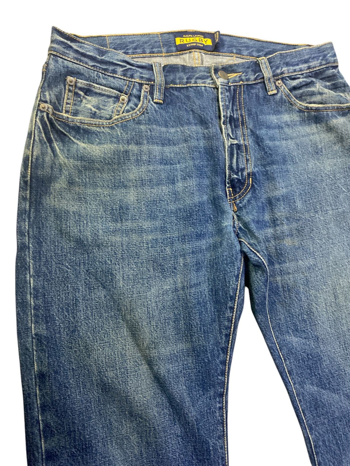 Ralph Lauren × Rugby Ralph Lauren × Vintage Ralph Lauren Rugby Selvedge Denim Size US 32 / EU 48 - 8 Thumbnail