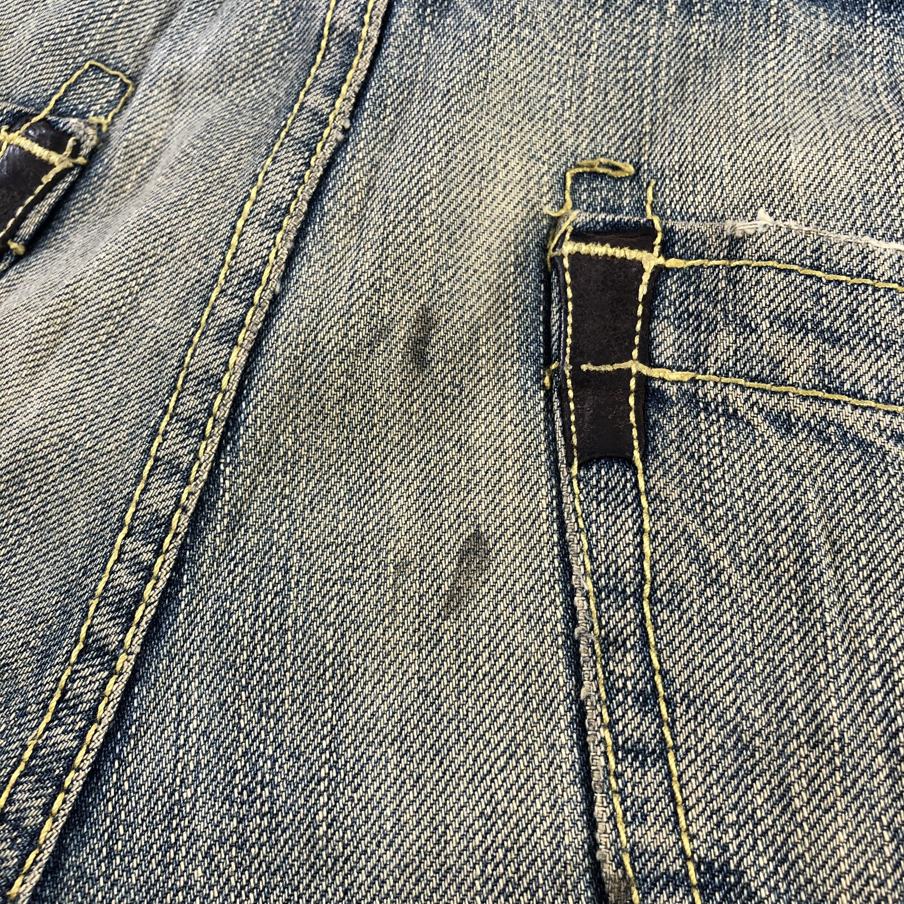 Japanese Brand Real B Voice Jeans Rusty Distressed Denim KJ744 Size US 32 / EU 48 - 9 Thumbnail