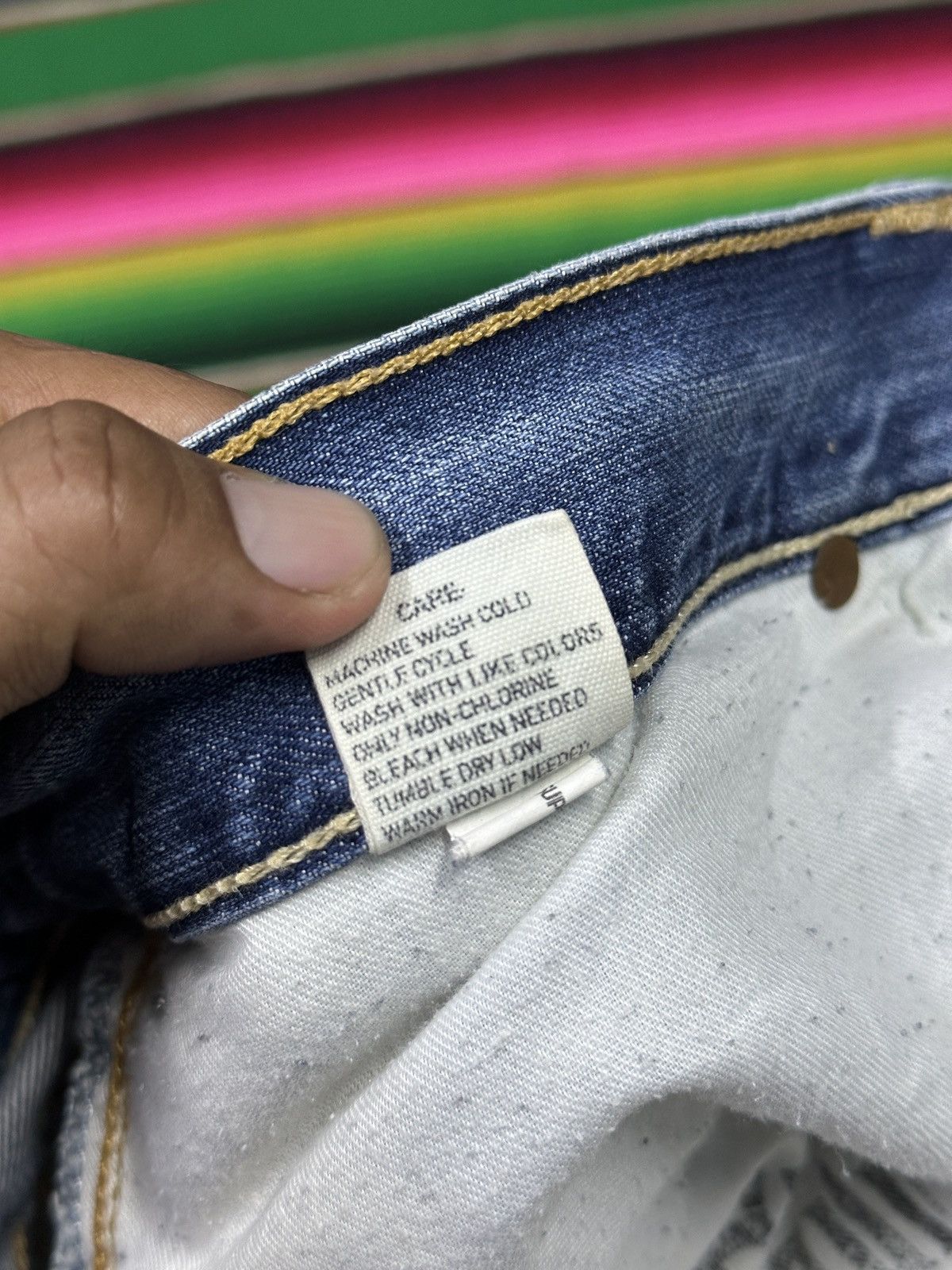 POST ARCHIVE FACTION (PAF) Polo Ralph Lauren 💥 Loose Denim Baggy Oversize💥 Size US 44 / EU 60 - 8 Thumbnail
