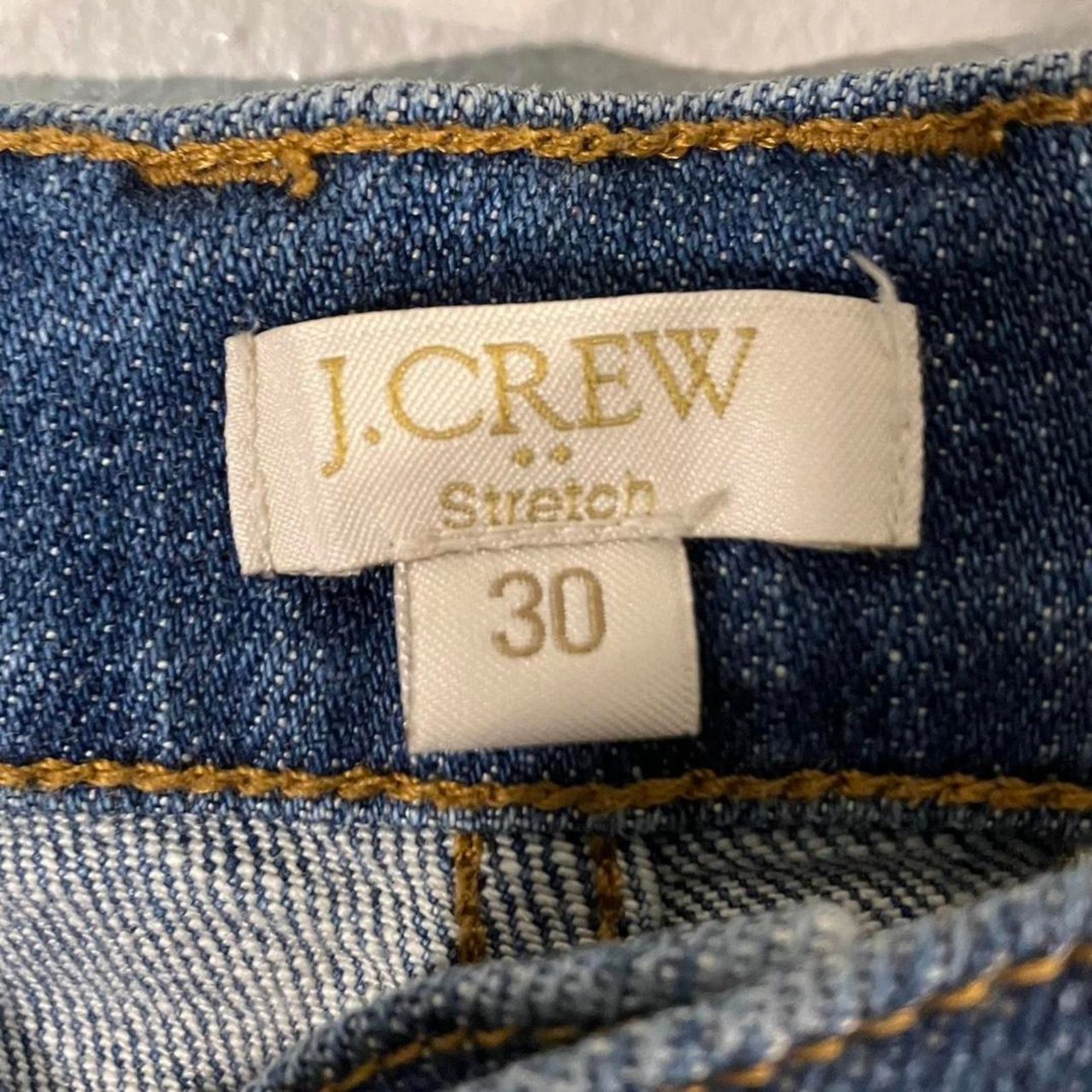 J.Crew J. Crew Jeans Medium Wash Slim Fit Stretch Denim Size US 30 / EU 46 - 3 Thumbnail