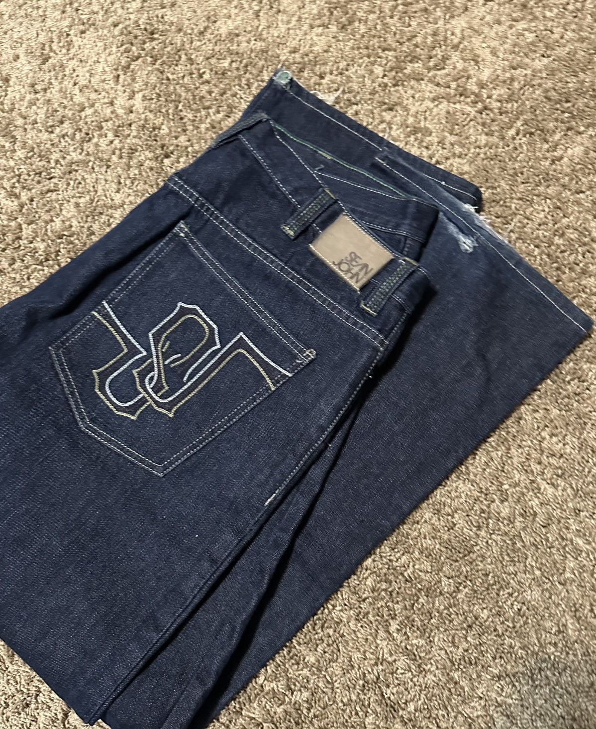 Sean John × Vintage Fashion y2k Sean John baggy denim jeans Size US 38 / EU 54 - 2 Thumbnail