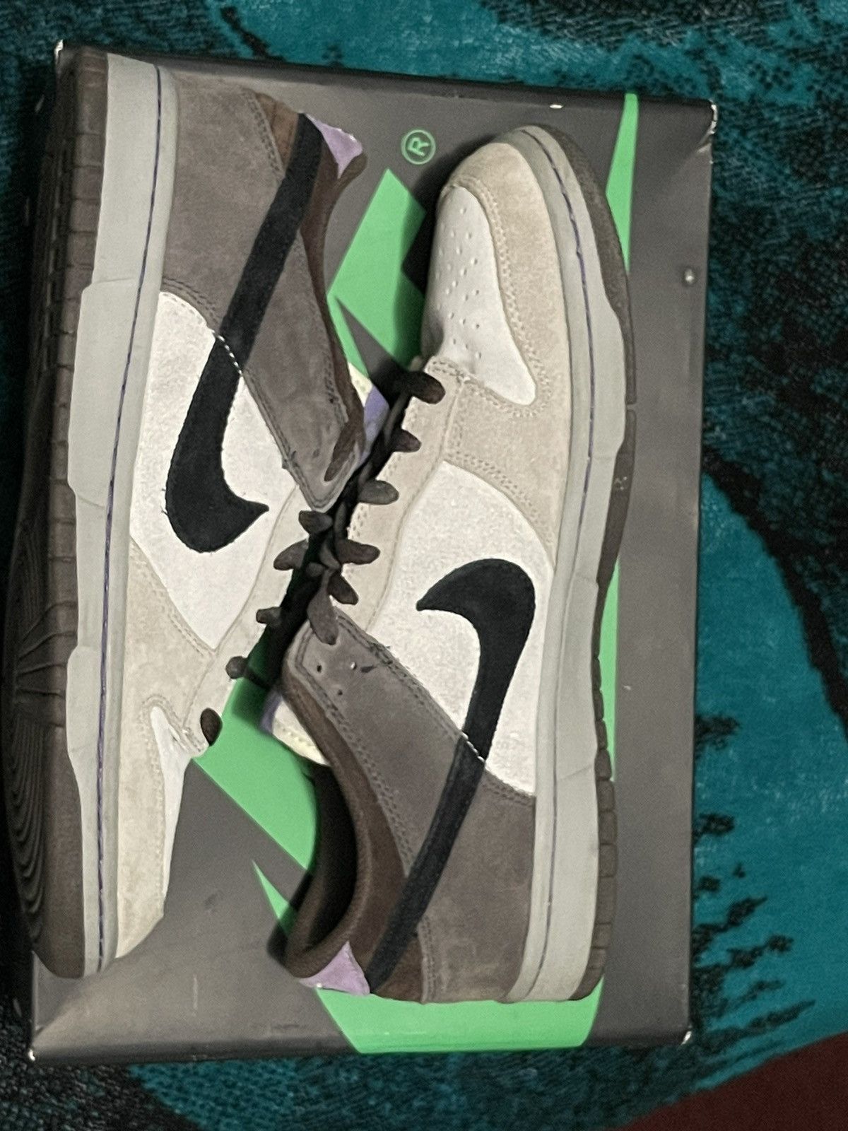 Nike 2006 Nike Dunk suede pearl grey black Size US 9.5 / EU 42-43 - 4 Thumbnail