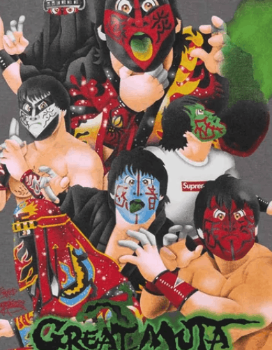 Supreme × WWF Supreme Muta Tee Charcoal Size Medium Size US M / EU 48-50 / 2 - 2 Thumbnail