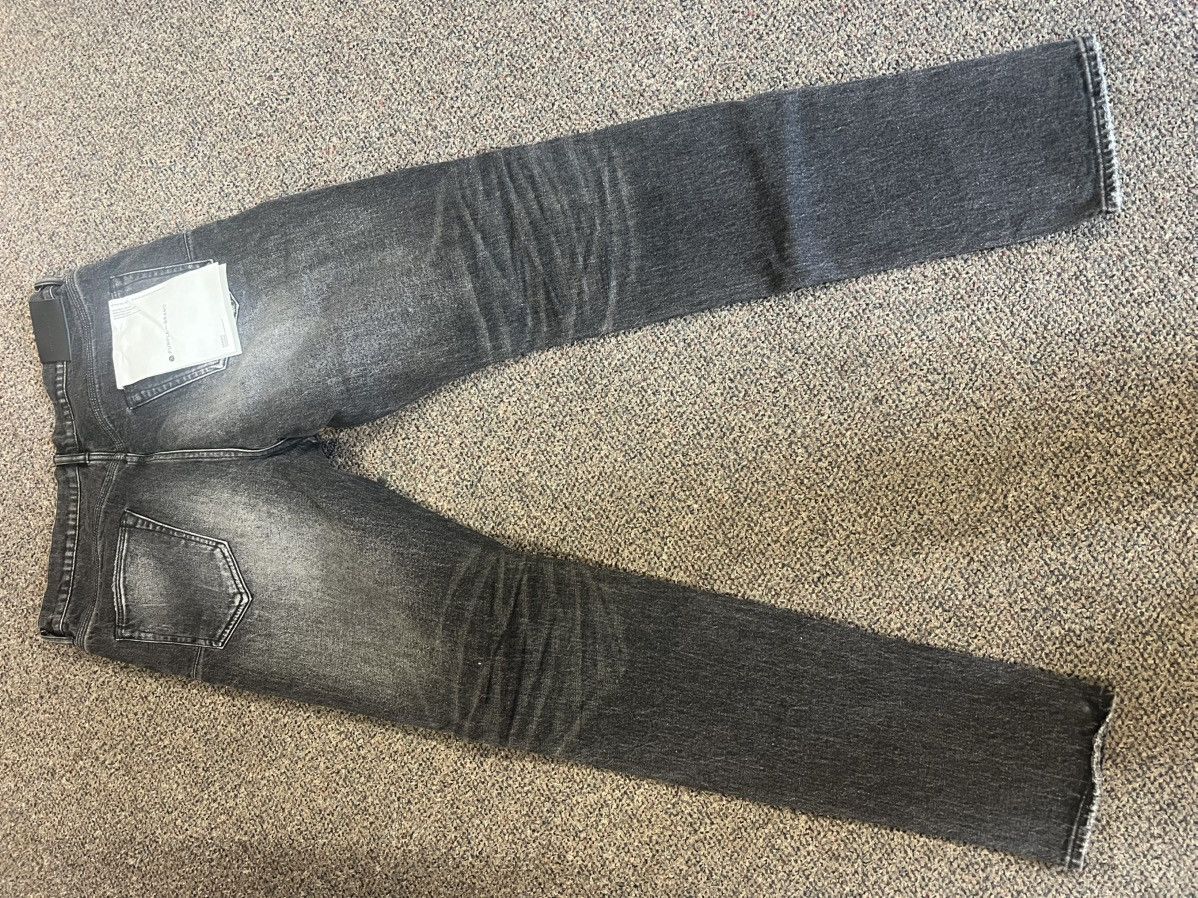 Purple Brand Purple jeans black denim Size US 33 - 2 Thumbnail