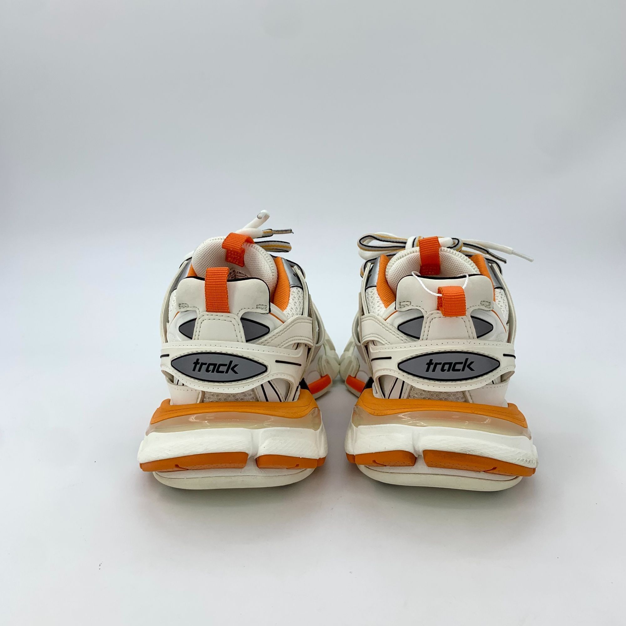Balenciaga Balenciaga Track Sneakers Orange White Mesh & L Size US 6 / IT 36 - 4 Thumbnail