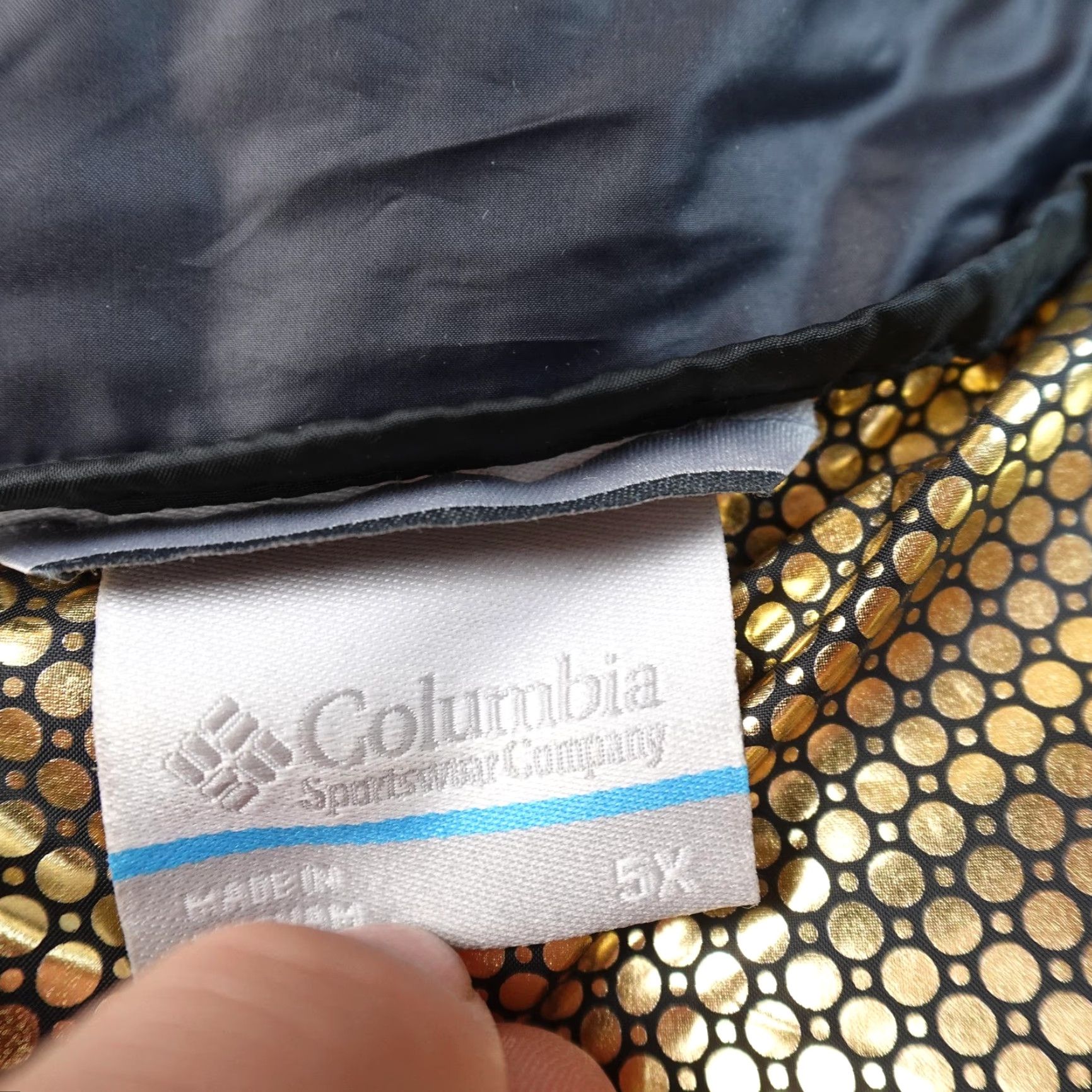 Vintage Columbia Jacket Mens 5X Black Omni Heat Hooded Puffer Insulated Windbreaker Coat Size US XXL / EU 58 / 5 - 6 Thumbnail