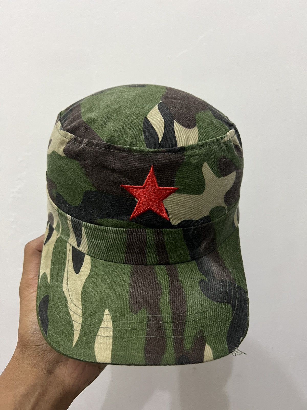 Vintage Vintage Military Camouflage Patrol Cap Size ONE SIZE - 6 Thumbnail