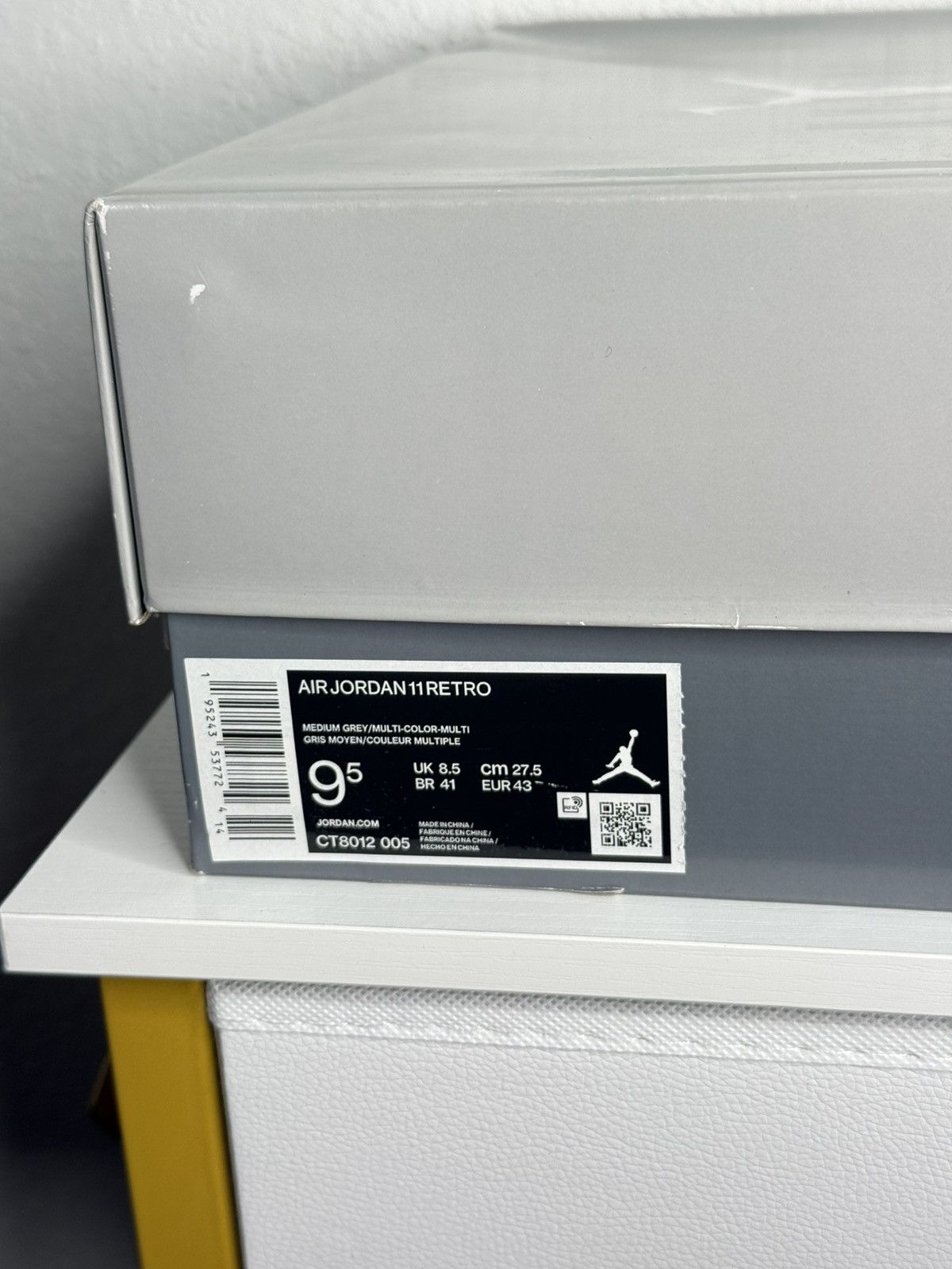 Nike Jordan 11 Retro Cool Grey Size US 9.5 / EU 42-43 - 8 Thumbnail