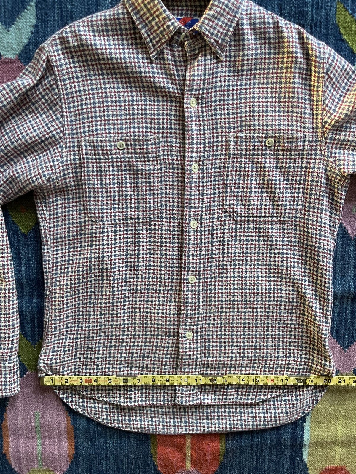 Best Made Co. Best Made Co Flannel in Natural, Blue, and Red Size US XS / EU 42 / 0 - 5 Thumbnail