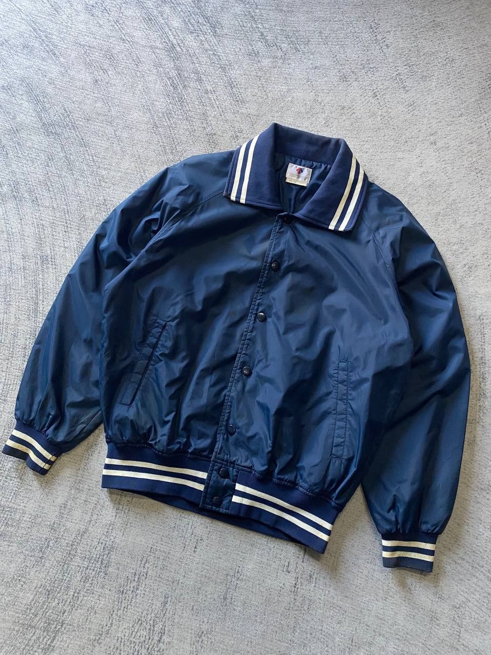 Descente × Vintage Vintage Descente Varsity Jacket Size US M / EU 48-50 / 2 - 2 Thumbnail