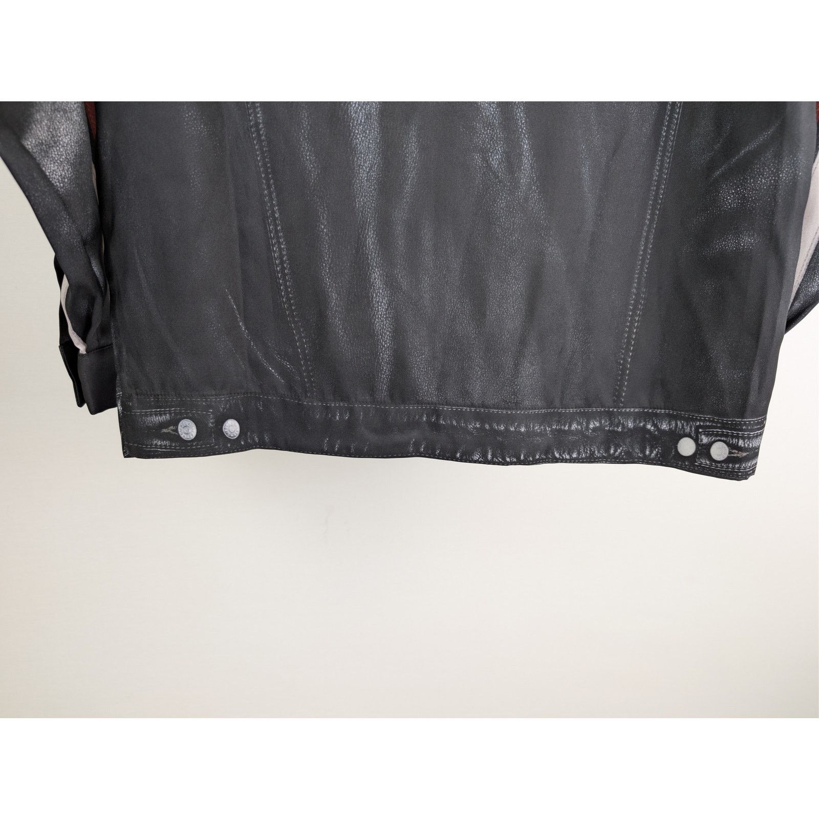 Diesel o1rshd1 S-Gilliam Biker-Jacket Effect Shirt in Black Size US L / EU 52-54 / 3 - 12 Thumbnail