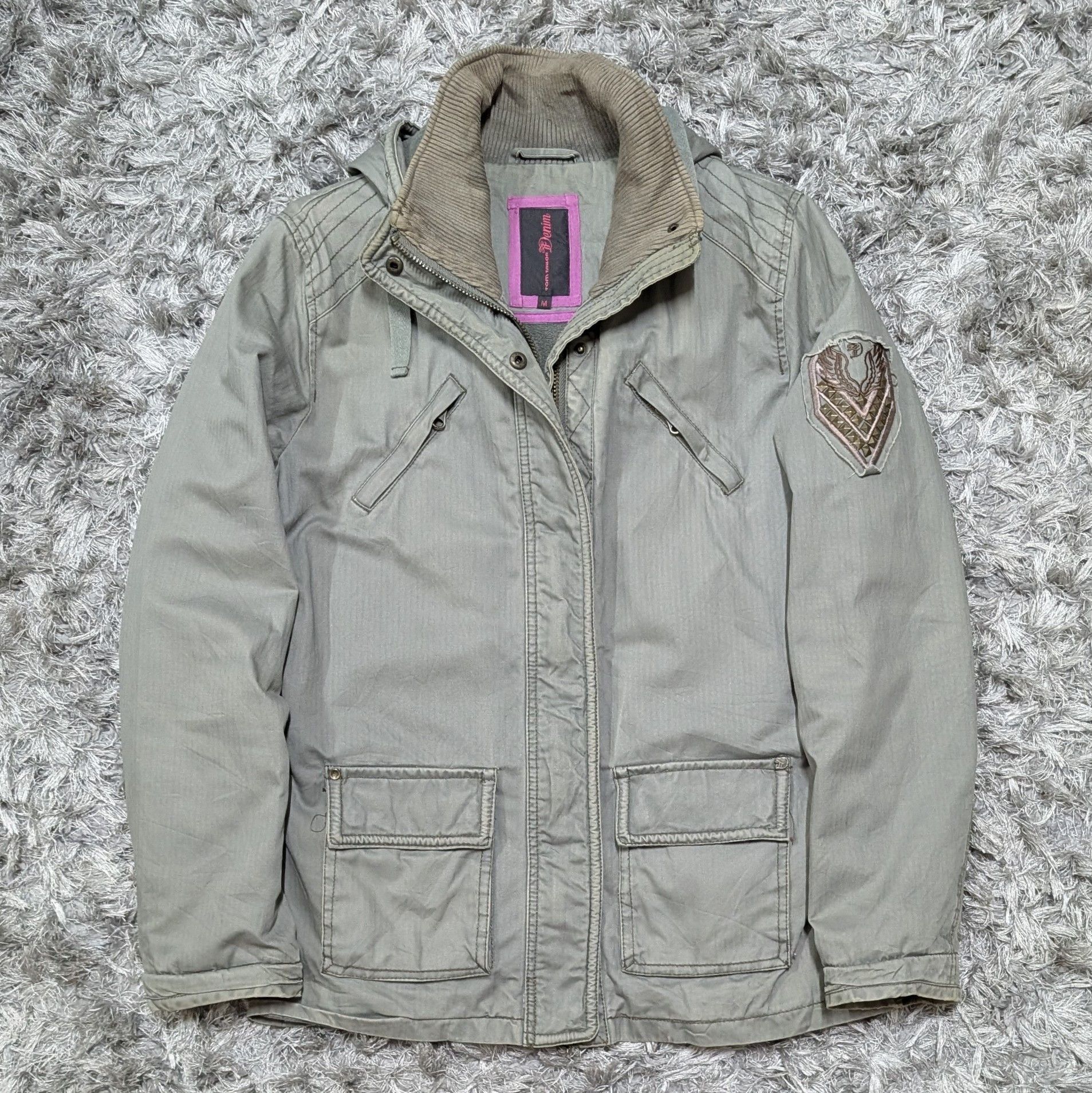 Tom Tailor Tom Tailor Military Style Jacket Multi-pocket Tactical Coat Size M / US 6-8 / IT 42-44 - 2 Thumbnail