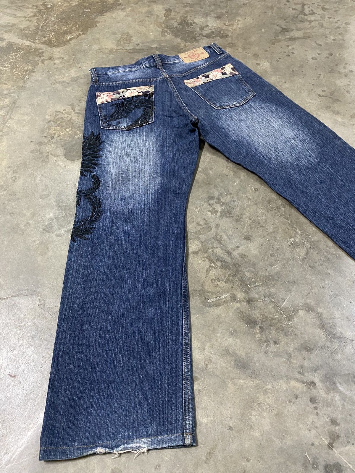 Hysteric Glamour × If Six Was Nine × Japanese Brand Japan Karakuri Embroidered Design Jeans @252 Size US 31 - 9 Thumbnail