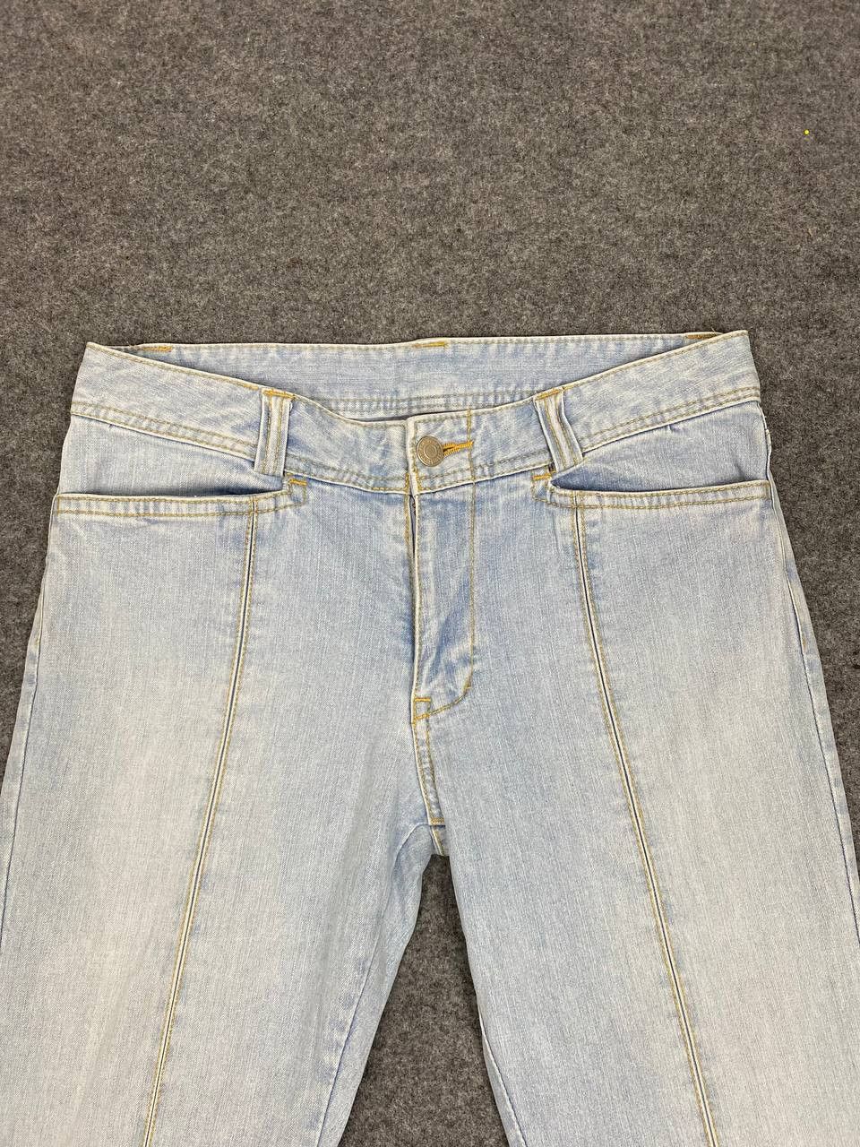 Japanese Brand vintage japanese brands lightwash bootcut flare denim Size 31" - 6 Thumbnail