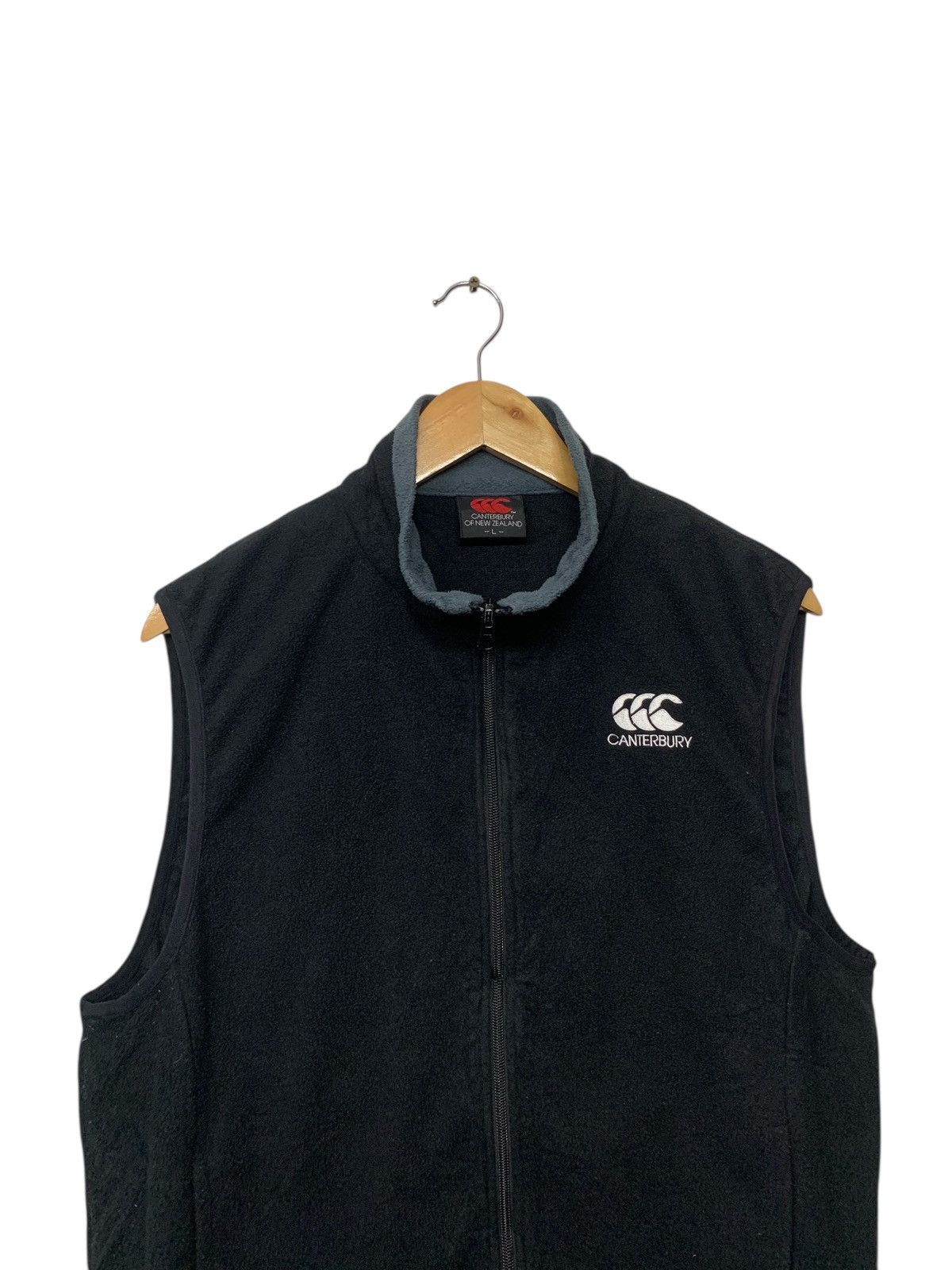Canterbury of New Zealand Vintage 90's Canterburry of Newzealand Sleeveless Fleece Size US L / EU 52-54 / 3 - 3 Thumbnail