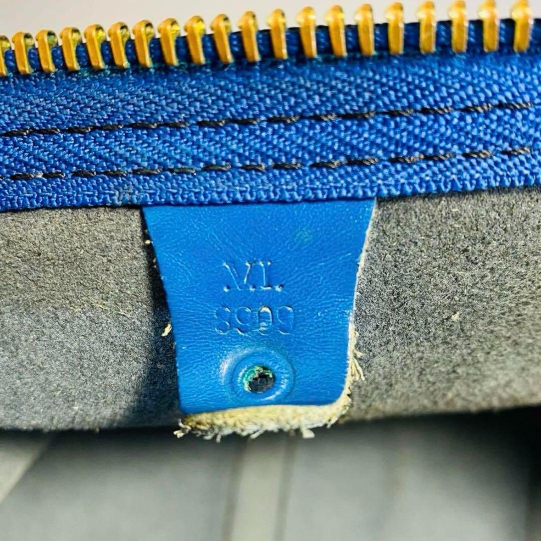 Louis Vuitton Louis Vuitton - Keepall 50 Epi Leather Blue Vintage Size ONE SIZE - 12 Thumbnail