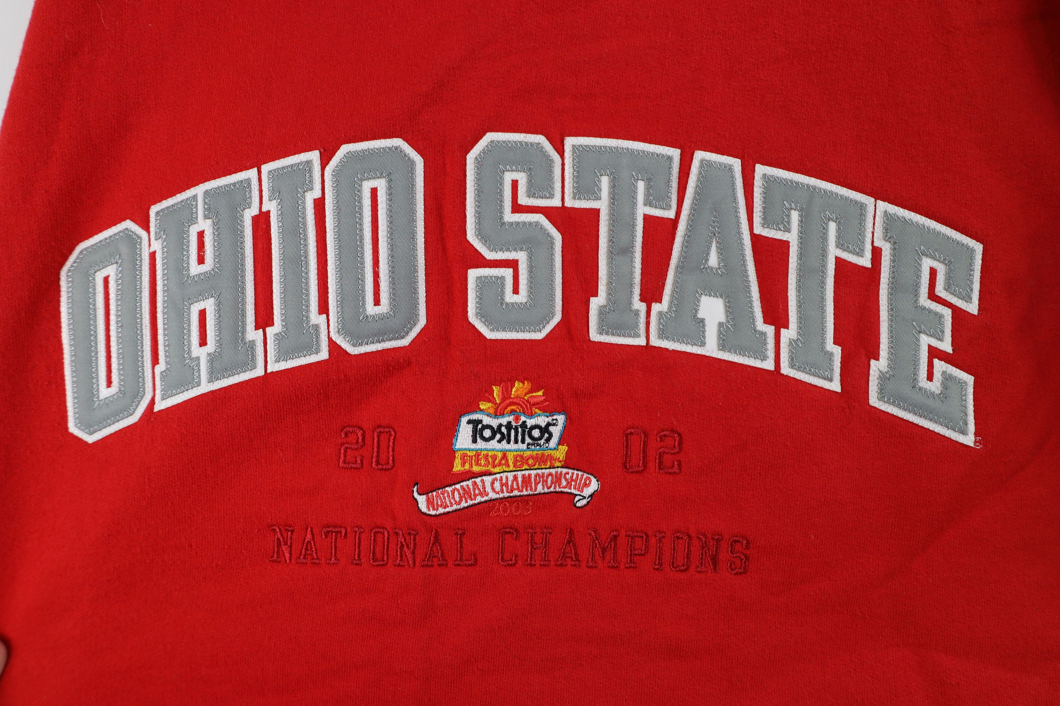 Champion × Vintage Vintage Champion National Champs Ohio University Sweatshirt Size US XL / EU 56 / 4 - 4 Thumbnail