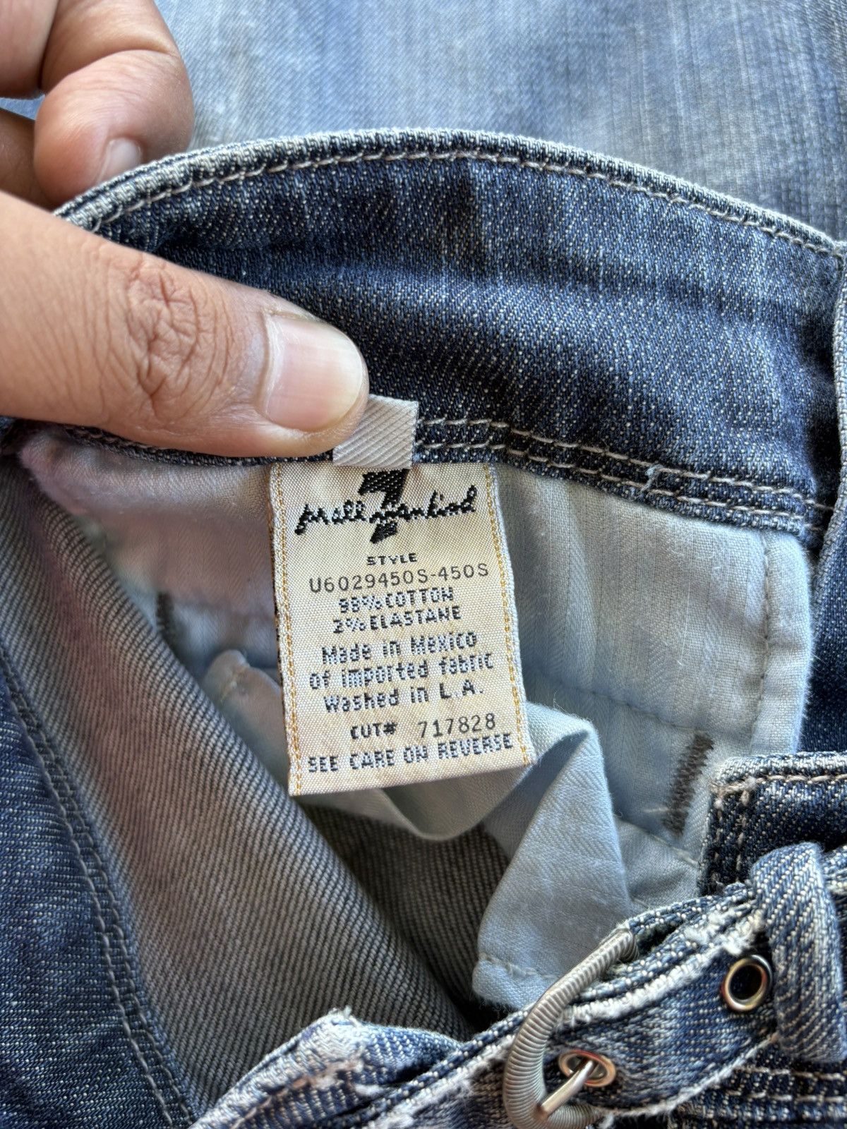 Other Seven For All Mankind Buckle Detail Bootcut Flare Rare Size US 29 - 18 Thumbnail