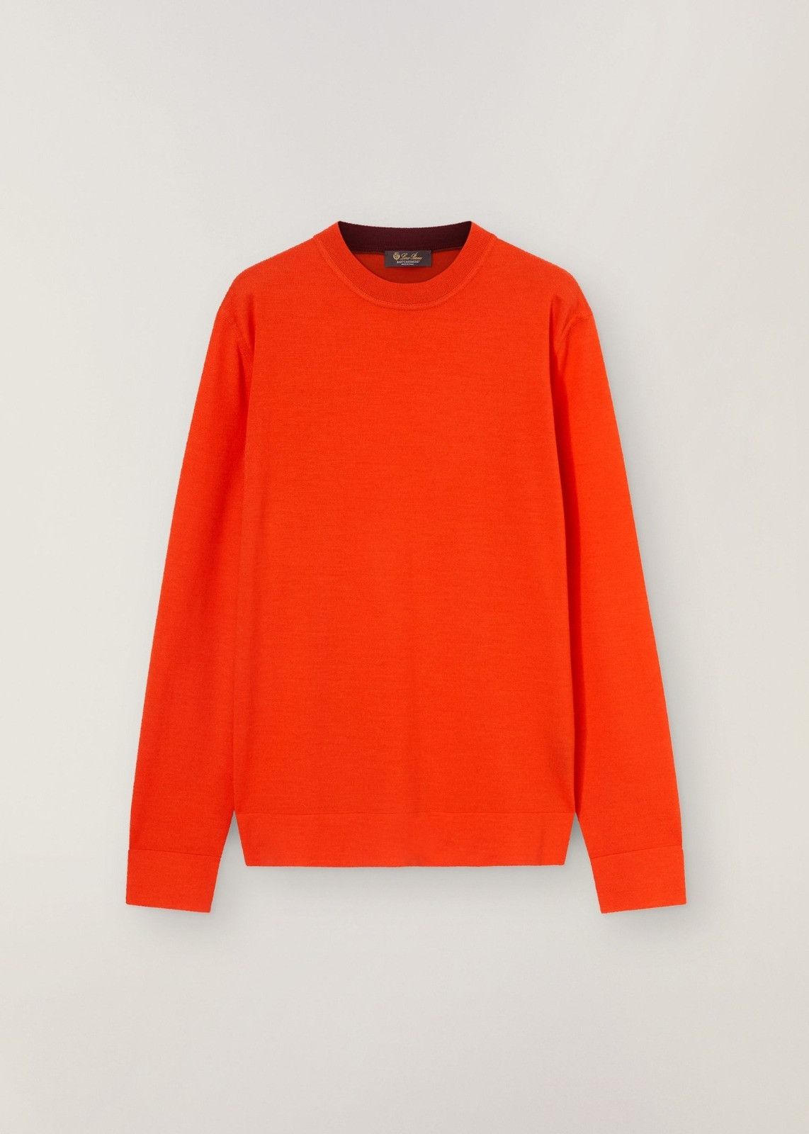 Loro Piana o1srvl11e1024 Colin Crewneck Sweater in Orange Size US M / EU 48-50 / 2 - 1 Thumbnail