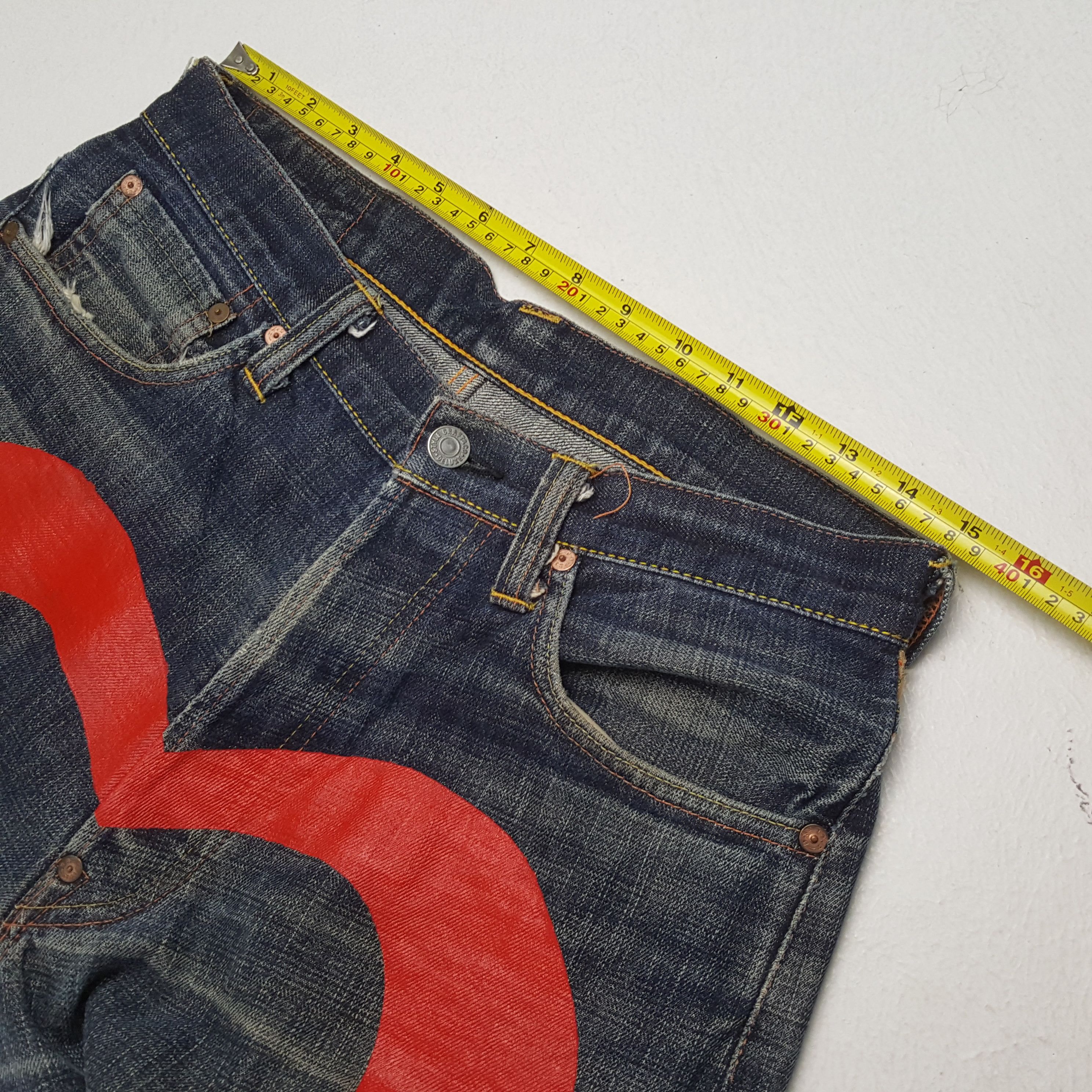 Evisu × Japanese Brand × Vintage EVISU Japanese Brand Streetwear Custom Daicock Jeans Size US 30 / EU 46 - 7 Thumbnail