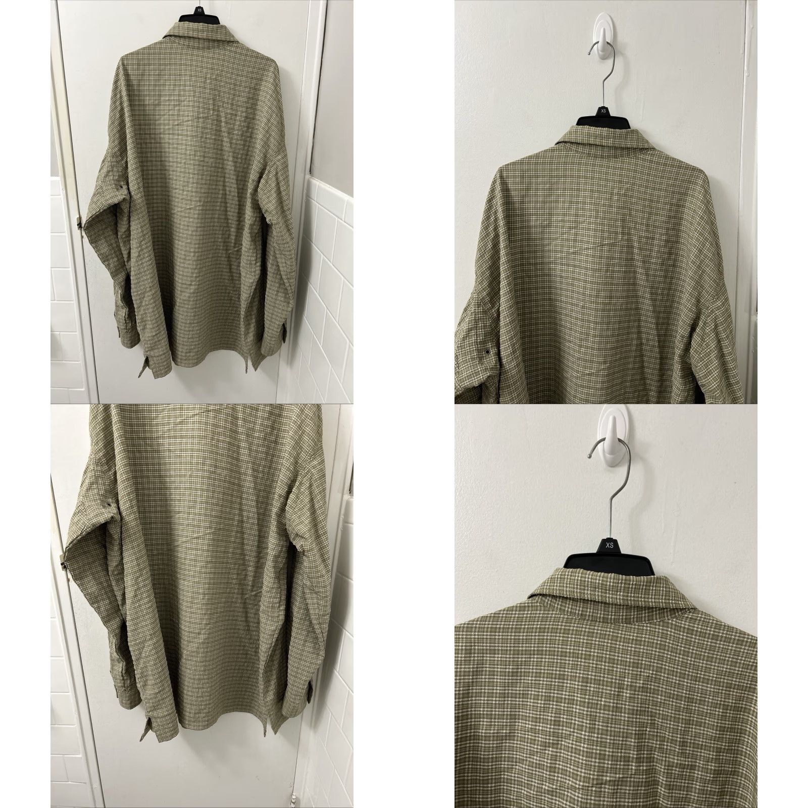Vintage VINTAGE LL Bean Shirt Mens XL Green Plaid Button Down Pockets Outdoor L/S Knit? Size US XL / EU 56 / 4 - 8 Thumbnail
