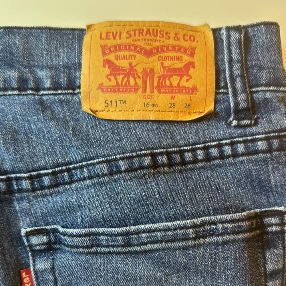 Levi's Levi’s Blue Slim Jeans - size 28/28 Size 28" / US 6 / IT 42 - 6 Thumbnail