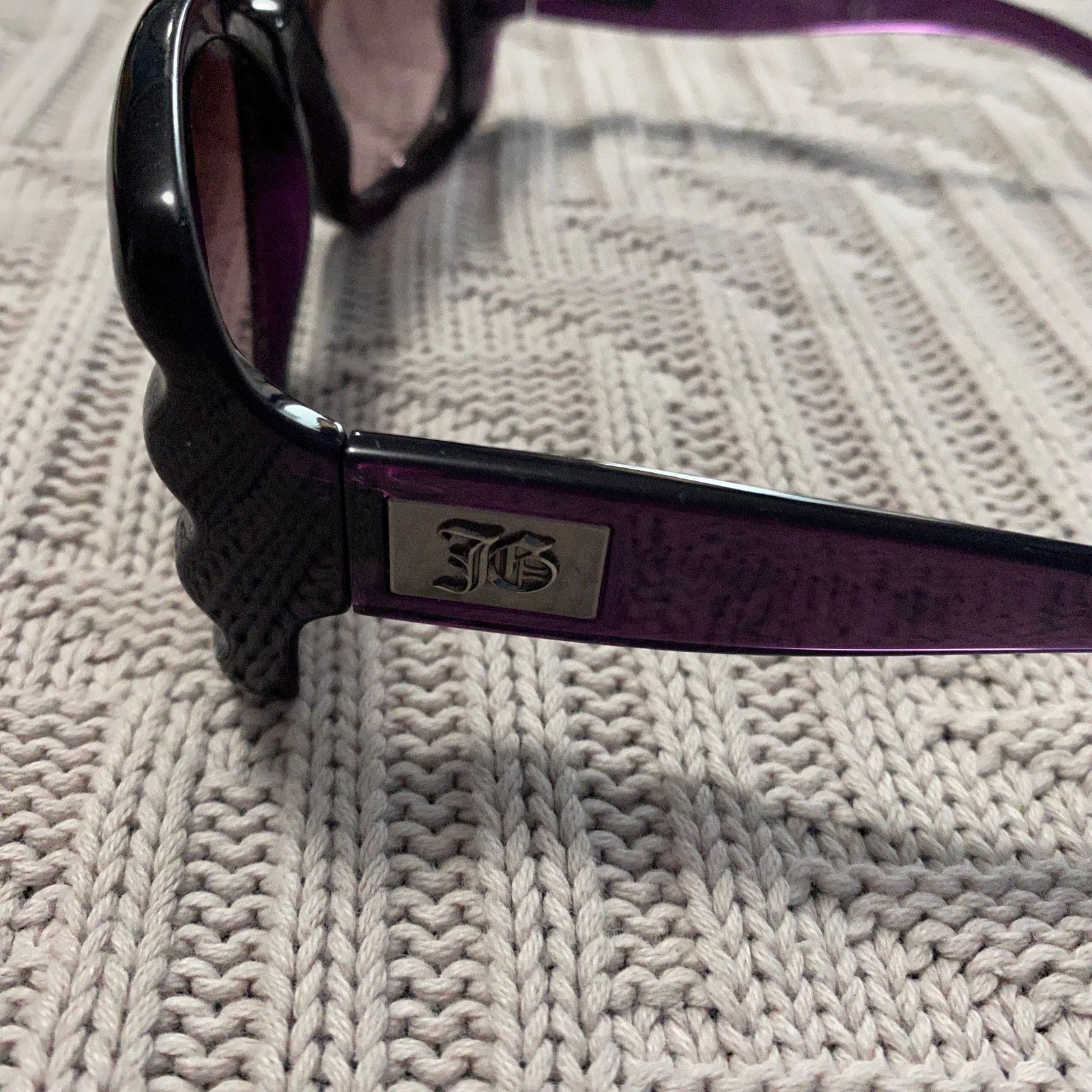 John Galliano John Galliano dark purple cat eye sunglasses Size ONE SIZE - 3 Thumbnail