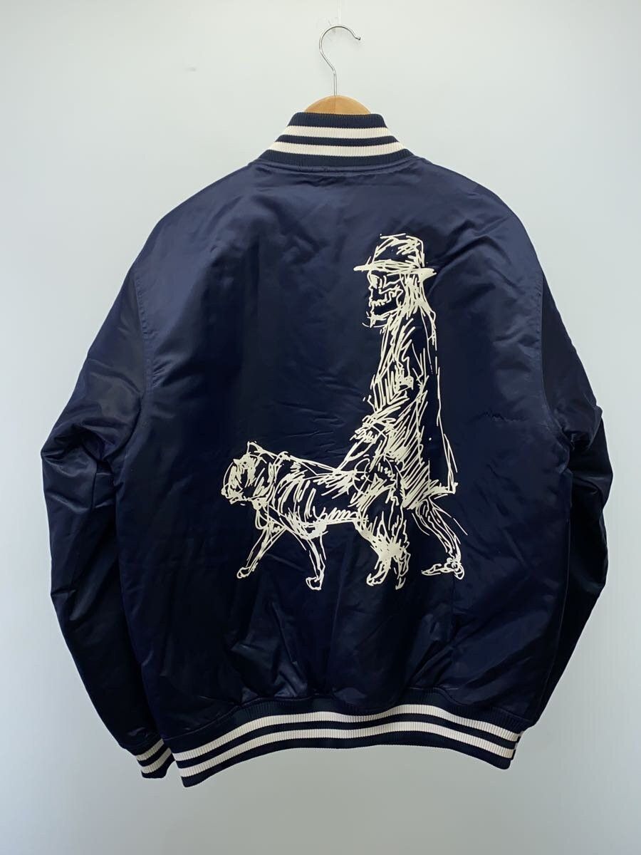 Yohji Yamamoto YOHJI YAMAMOTO × NEW ERA nylon/navy varsity jacket Size US XXL / EU 58 / 5 - 2 Thumbnail