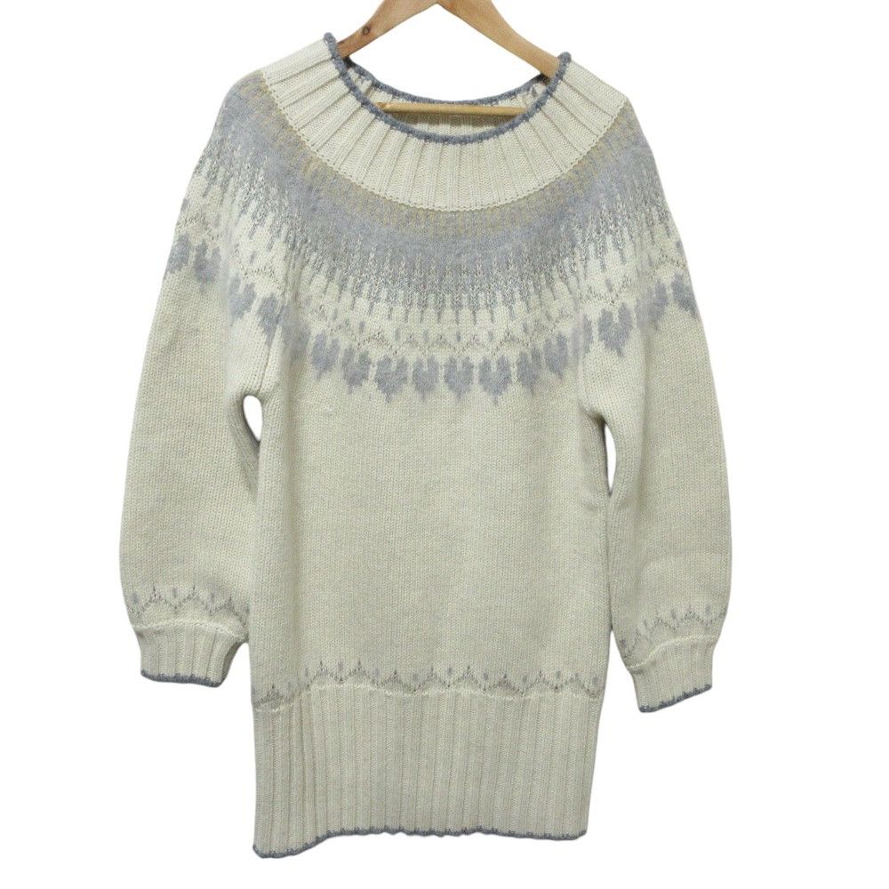 Other Other Herlipto Heart Fair Isle Knit Mini Dress Textile Dresses 1254205163 DUTY FREE for USA Size ONE SIZE - 1 Thumbnail