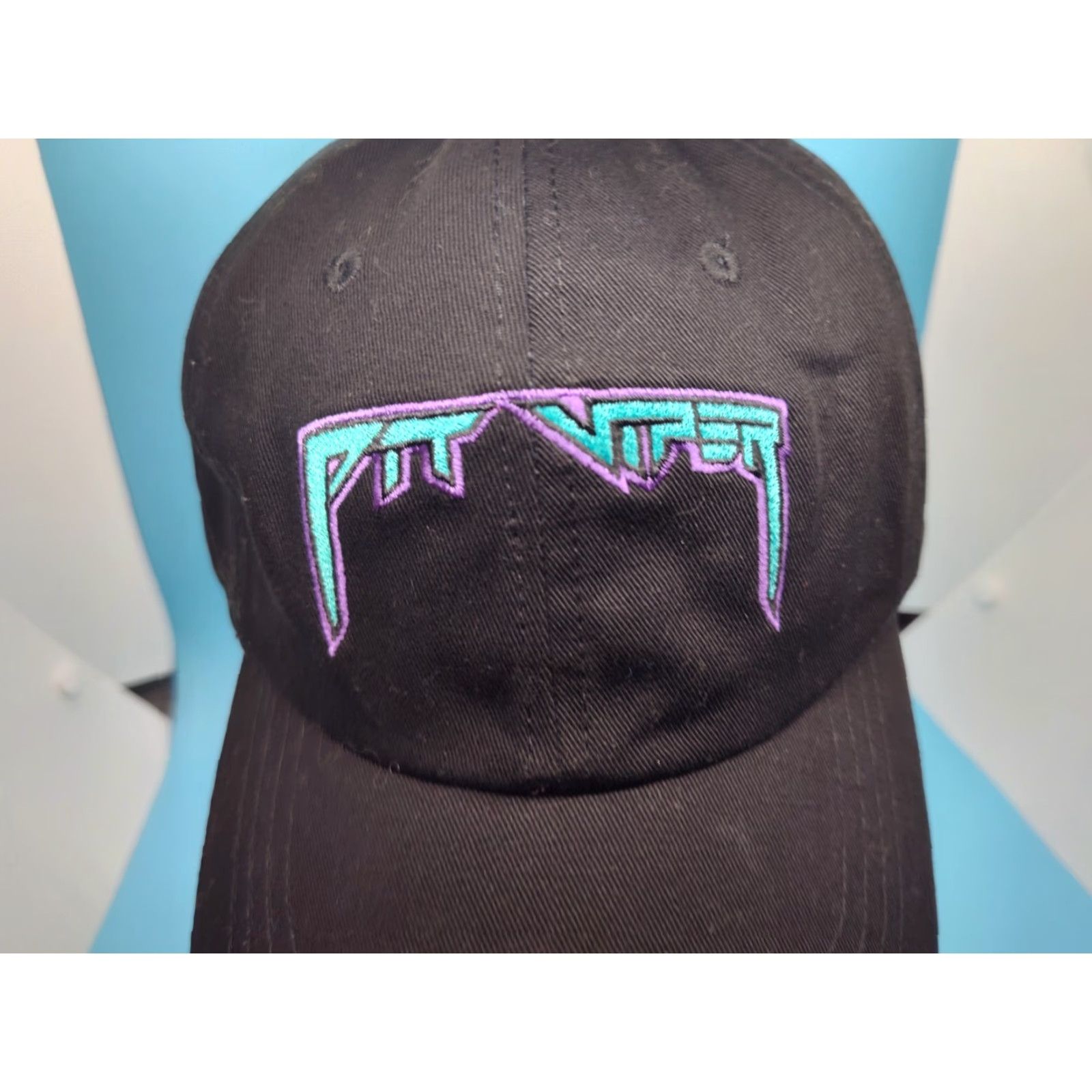 Pit Viper Pit Viper Stepdad Baseball Cap Adjustable One Size Black Casual Outdoor Sports 90s Mens Size ONE SIZE - 2 Thumbnail