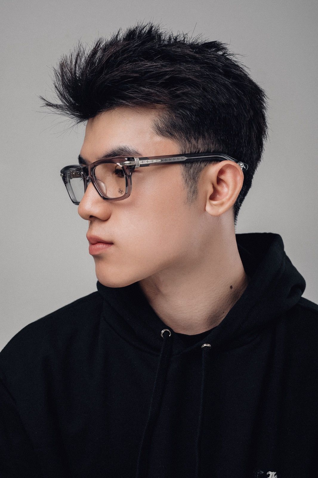 Chrome Hearts CHROME HEARTS TRYPOLEAGAIN GRAPHITE GLASSES Size ONE SIZE - 10 Thumbnail