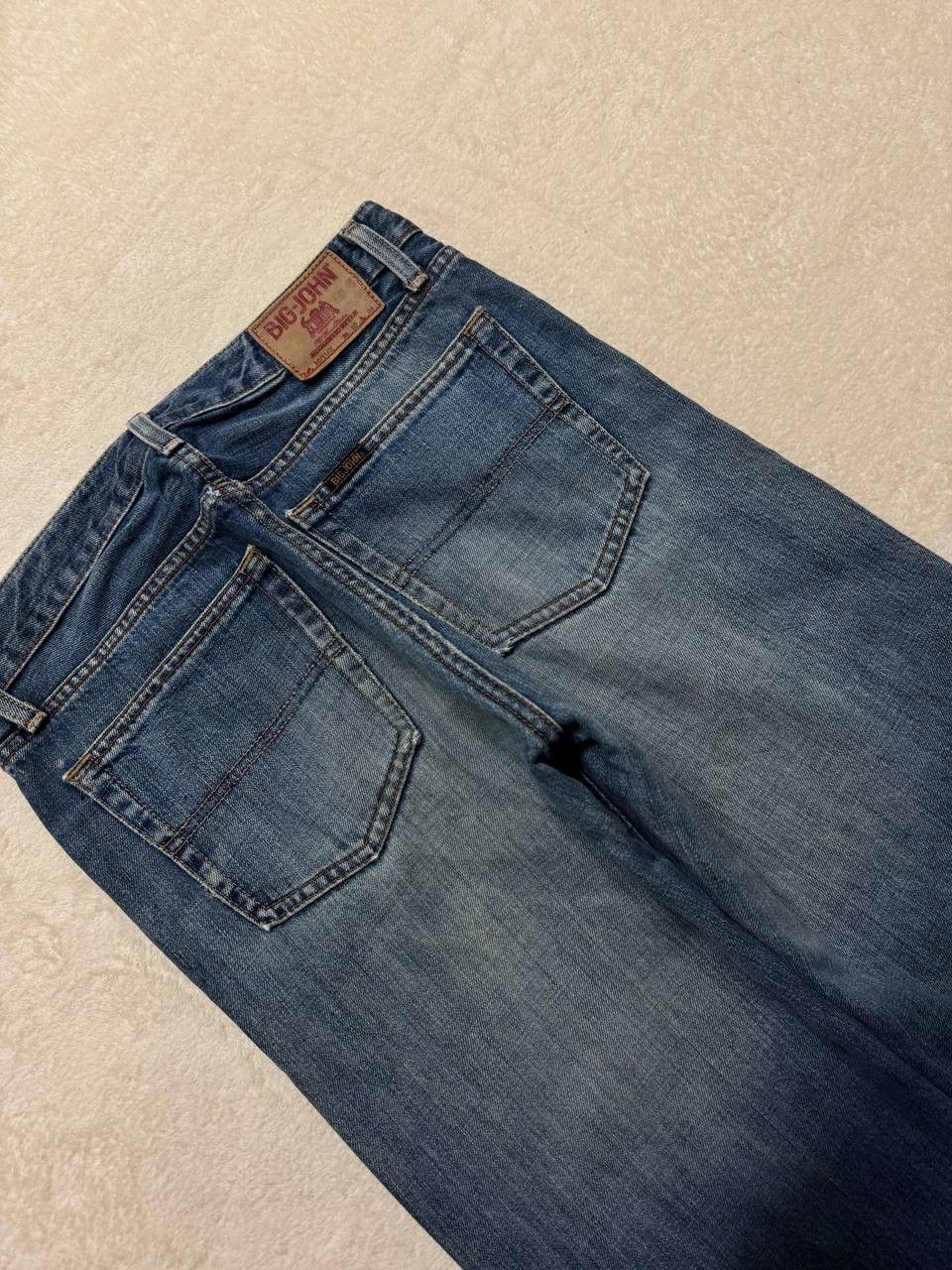 Vintage SICK 90s Big John Distressed Thrashed Faded Baggy Jeans Size US 29 - 17 Thumbnail
