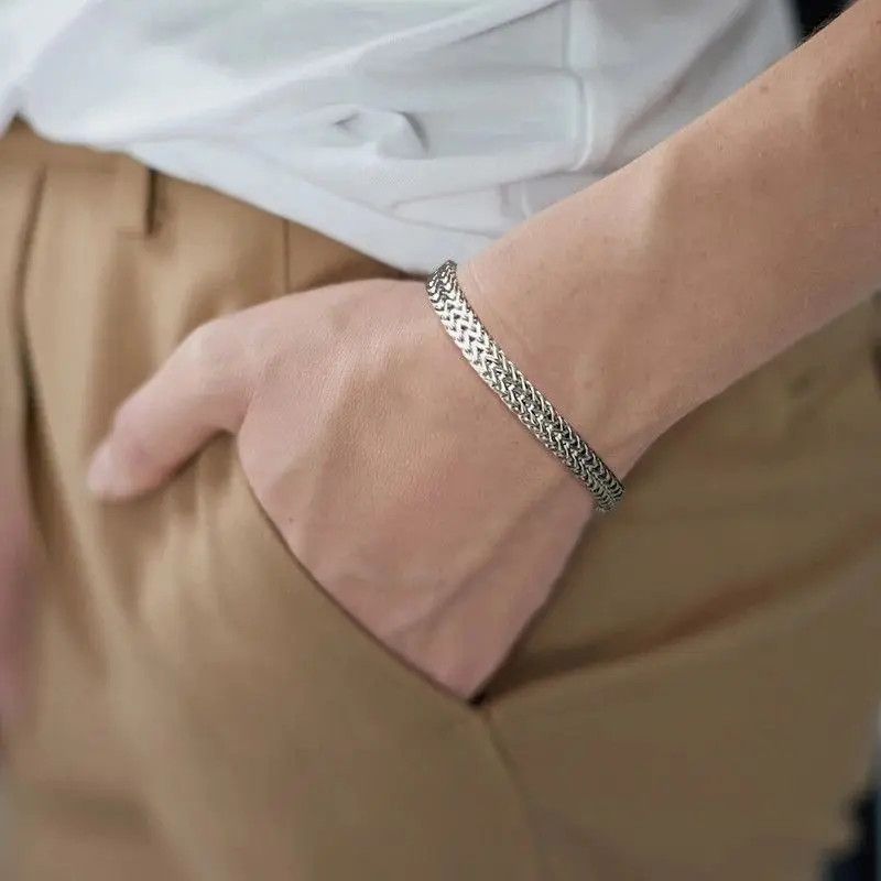 Other STYLISH STAINLESS STEEL CHAINS BRACELETS MALE Size ONE SIZE - 1 Thumbnail