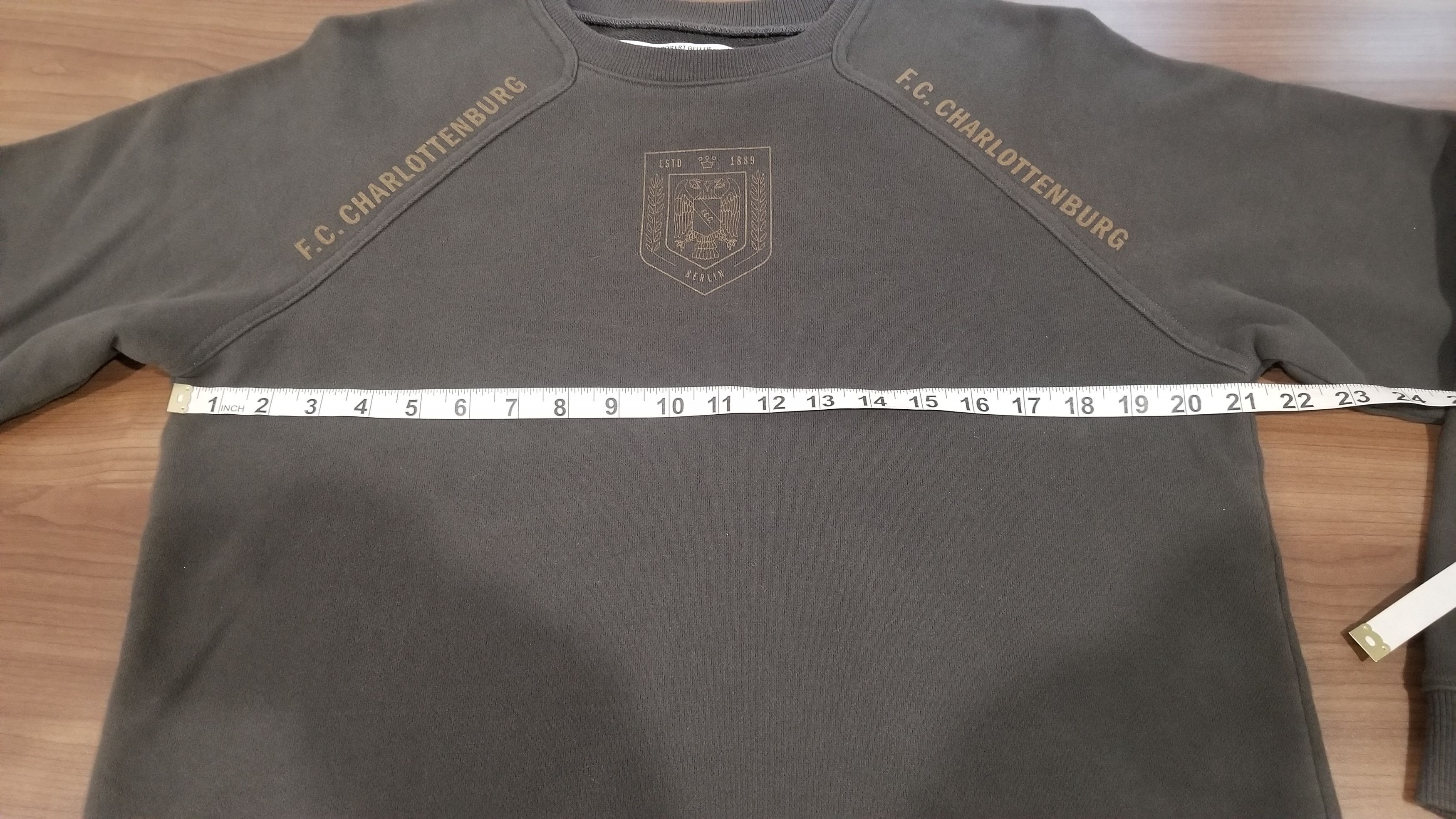 Robert Geller AW18 F.C. Charlottenburg Crewneck Size 46 Size US S / EU 44-46 / 1 - 4 Thumbnail