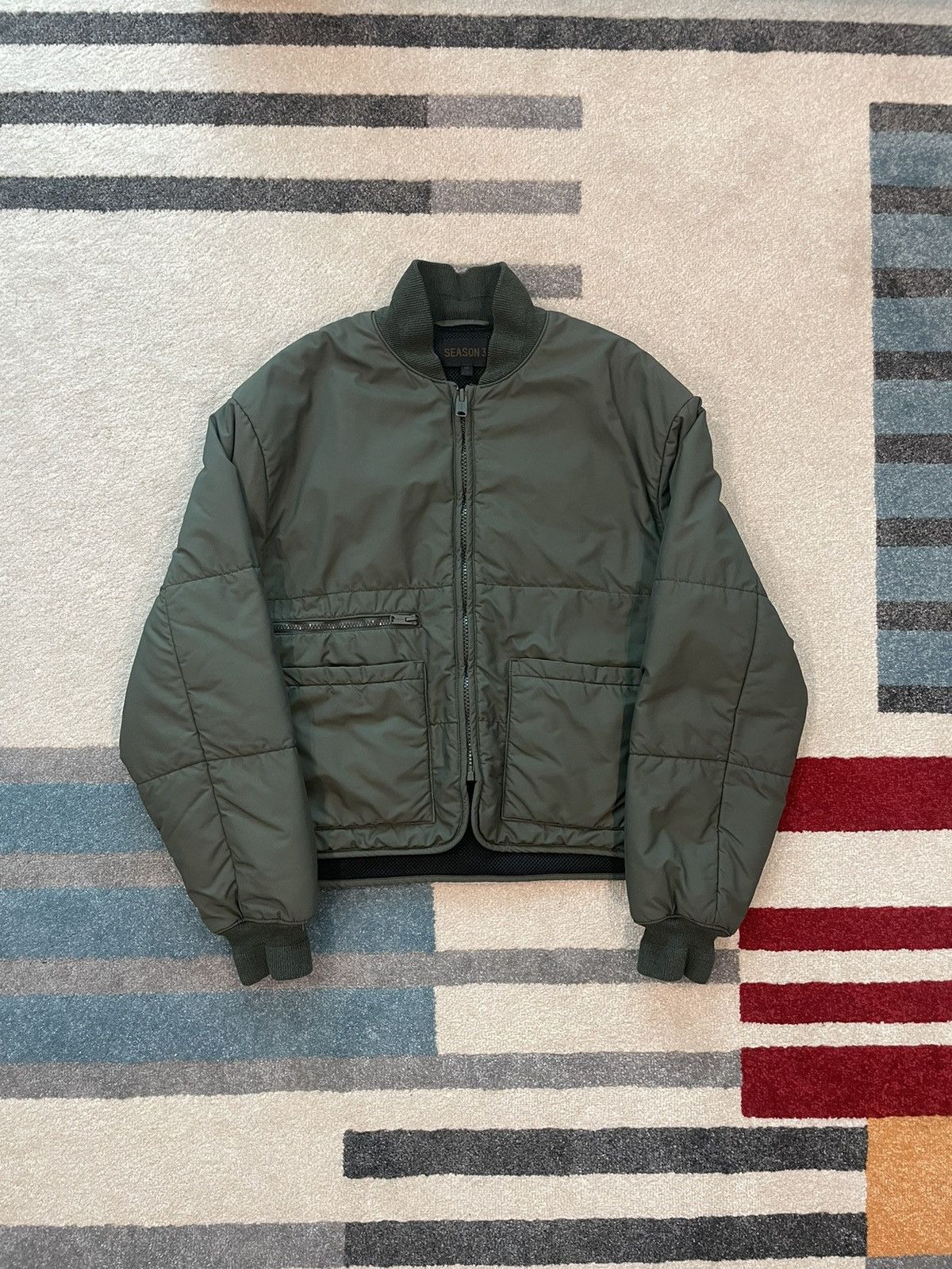 yeezy season 1 bomber jacket