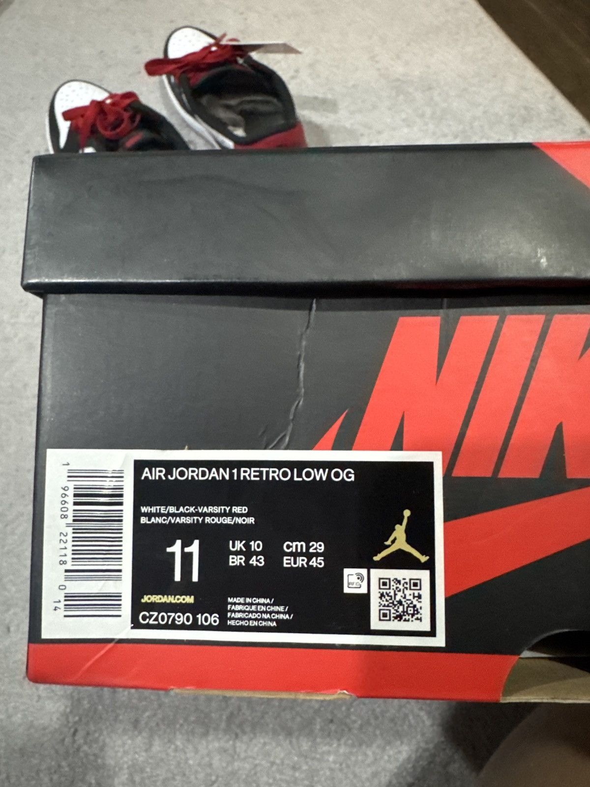 Jordan Brand × Nike Air Jordan 1 Retro Low OG Size US 11 / EU 44 - 7 Thumbnail