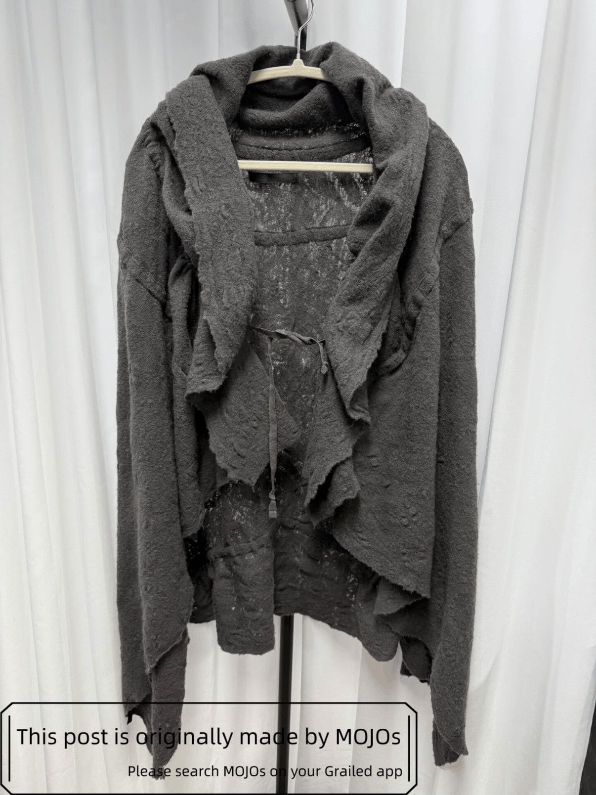 Julius Julius 7 Distressed Cape Scarf Size US M / EU 48-50 / 2 - 1 Thumbnail