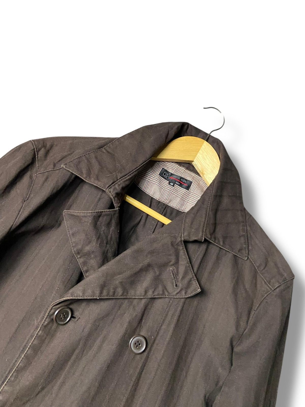 Michel Klein Michel Klein Homme Double Breasted Coat with Belt (167) Size M / US 6-8 / IT 42-44 - 5 Thumbnail