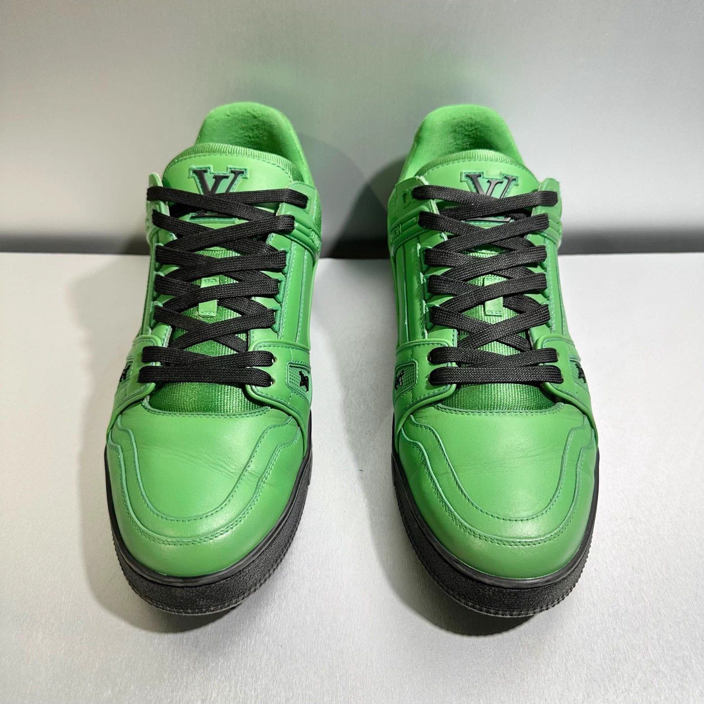 Louis Vuitton LV Trainer Black Green Sneakers - Size 10/44 Size US 10 / EU 43 - 2 Thumbnail