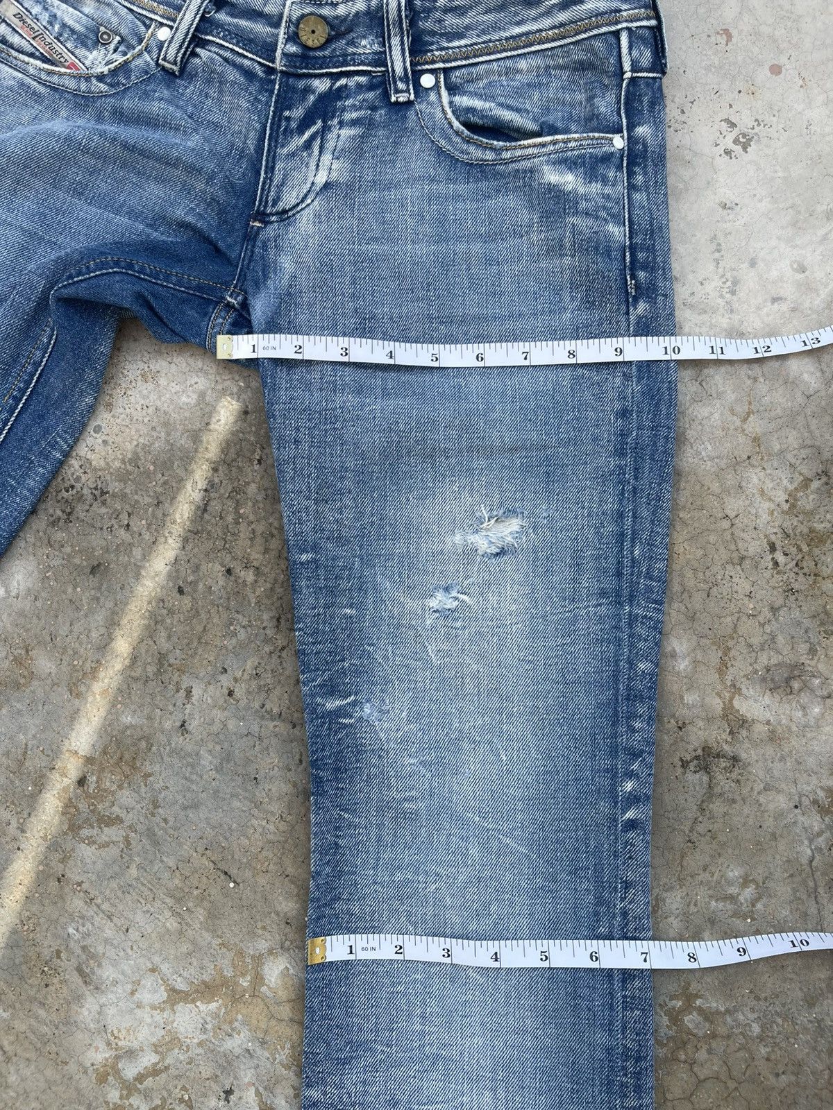 Diesel Vintage Diesel Lowky Distressed Denim s6 Size US 26 / EU 42 - 17 Thumbnail