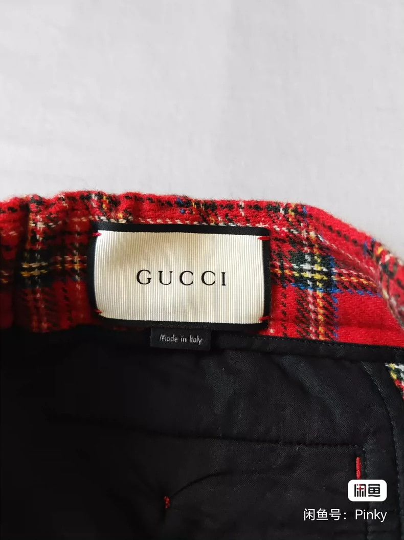 Gucci Gucci Men's wool plaid casual pants 2501-Nextarrow Size US 28 / EU 44 - 3 Thumbnail