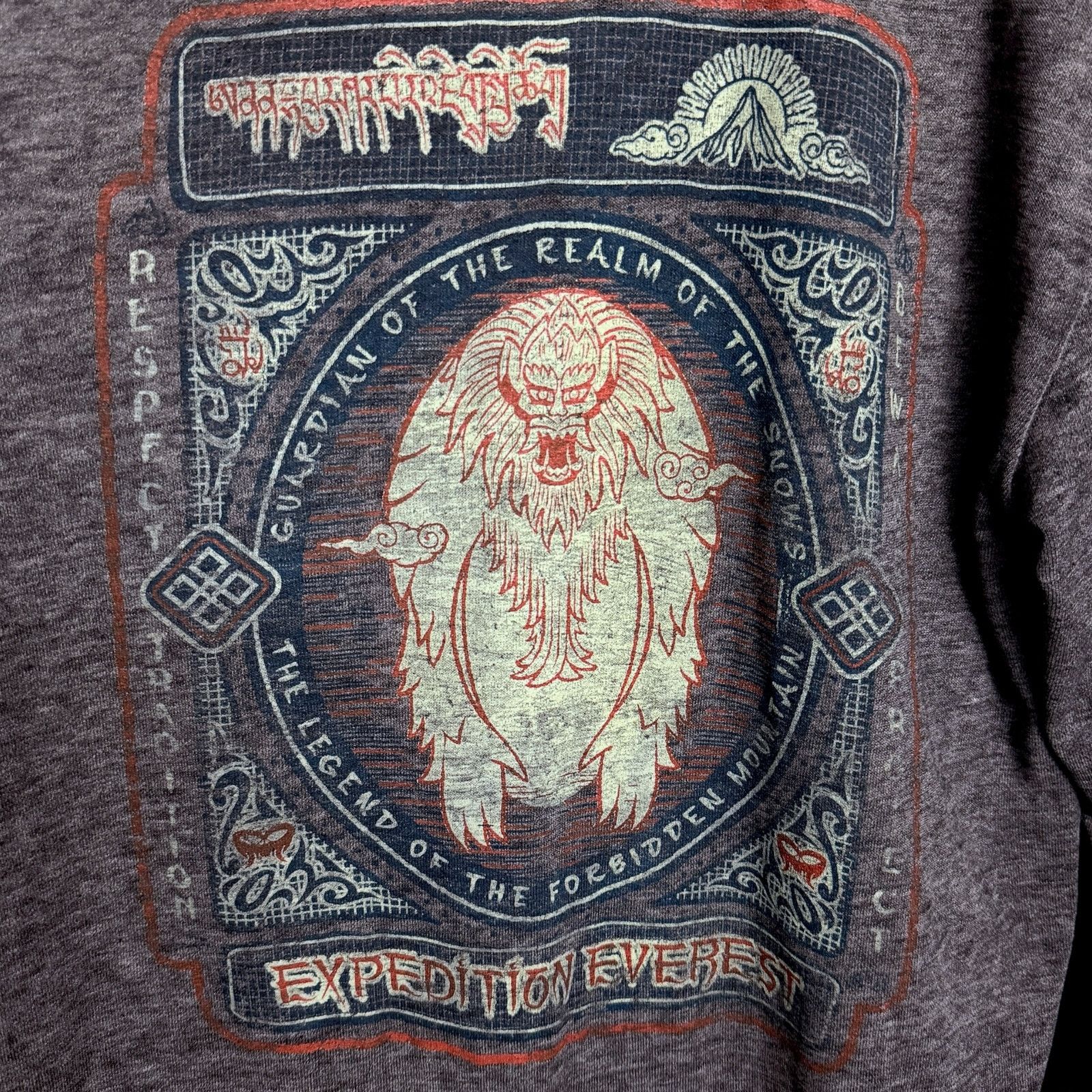 Disney Disney Expedition Everest Gray Full Zip-Up Yeti LW Hoodie Size US S / EU 44-46 / 1 - 4 Thumbnail